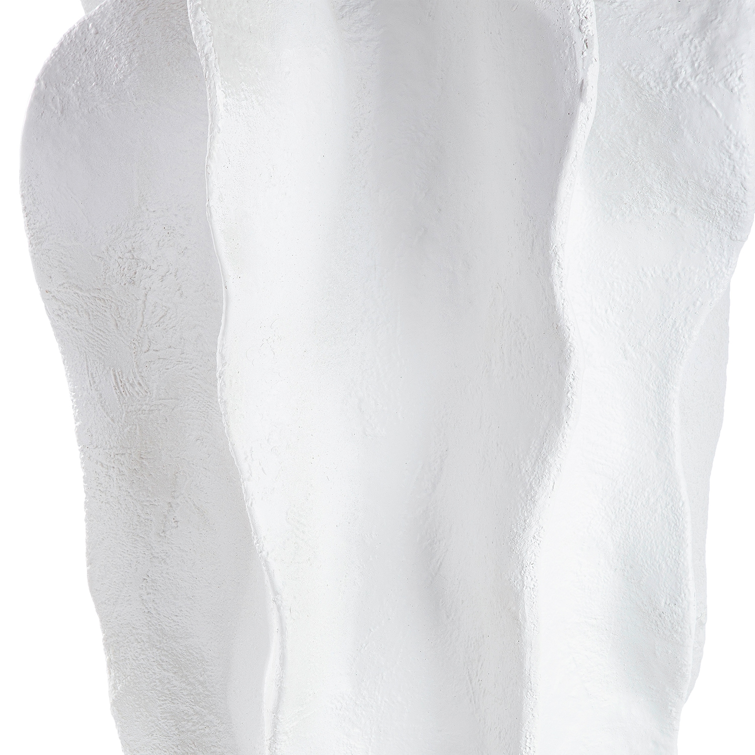 GILDE Bodenvase »Wavey« Bodenvase Wavey  weiß Höhe: 92cm