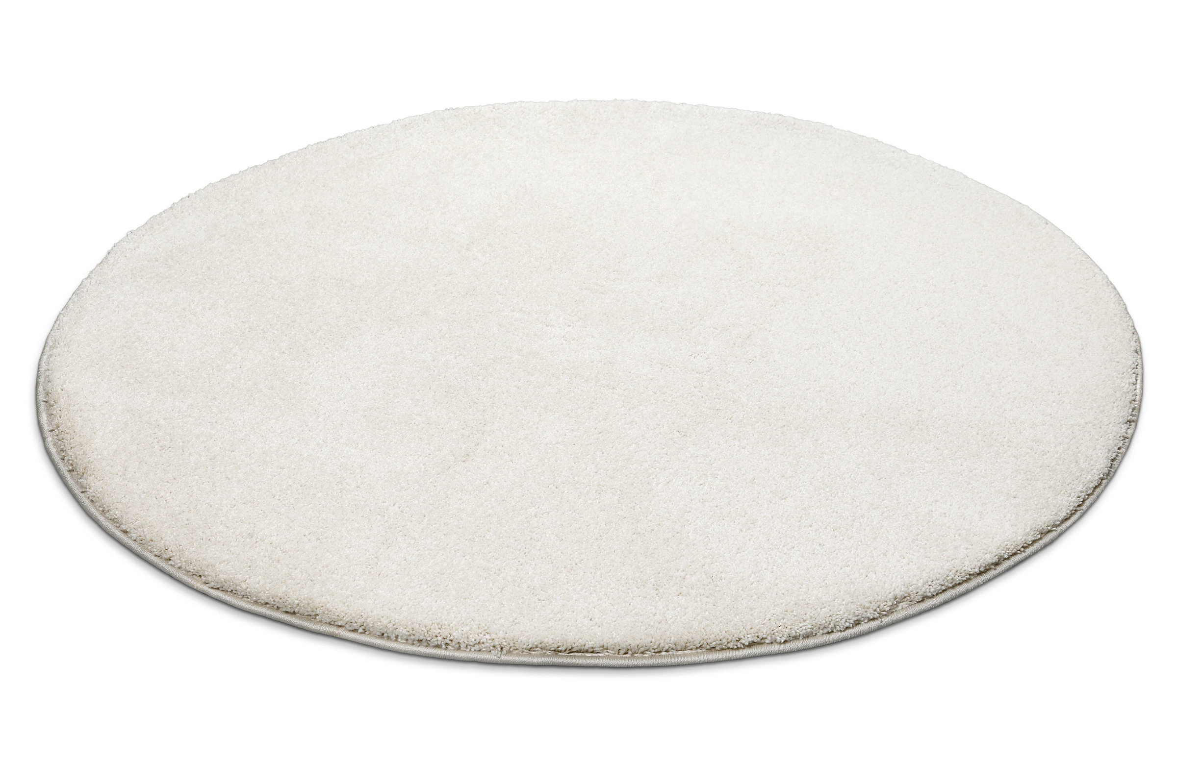 Wecon home Basics Hochflor-Teppich »Nova«, rund, 25 mm Höhe, Shaggy, gewebt, robust, Wohnzimmer, Schlafzimmer