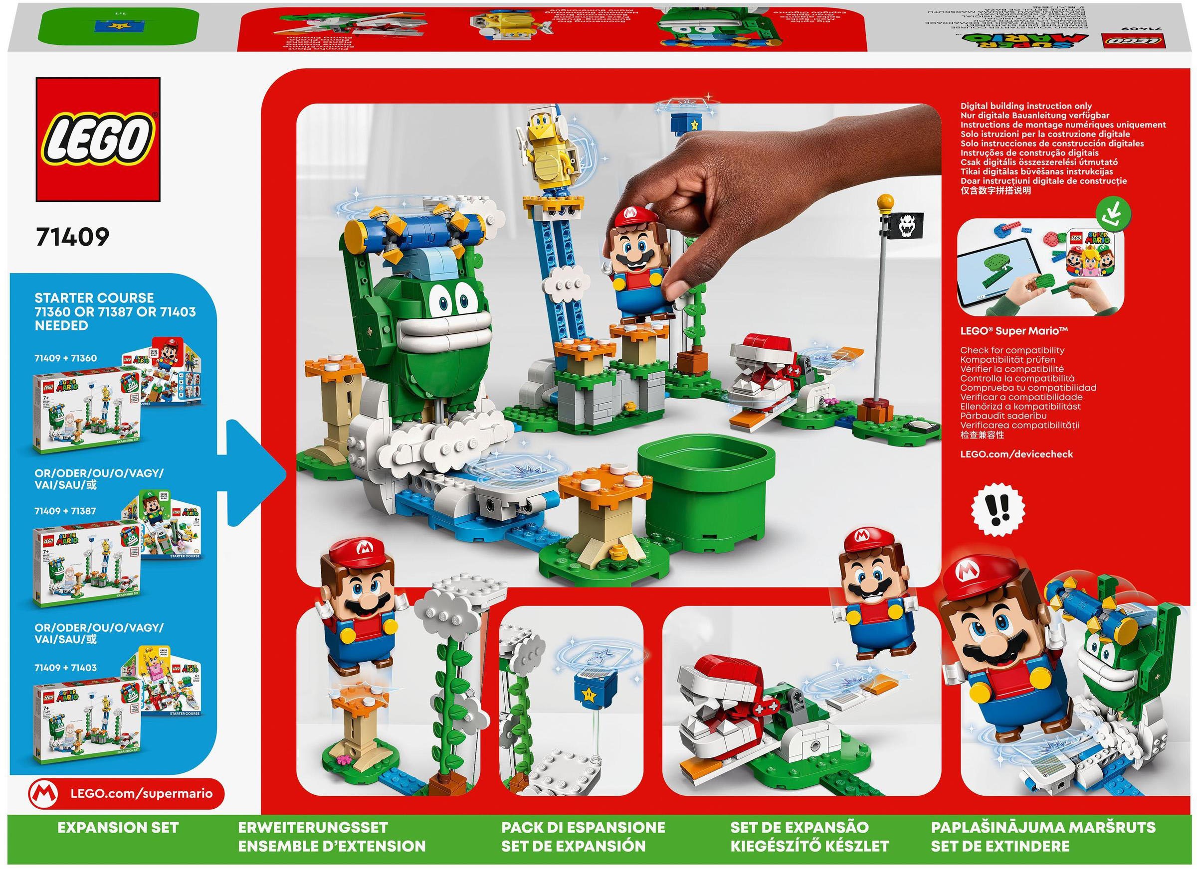 LEGO® Konstruktionsspielsteine »Maxi-Spikes Wolken-Challenge – Erweiterungsset (71409)«, (540 St.), LEGO® Super Mario