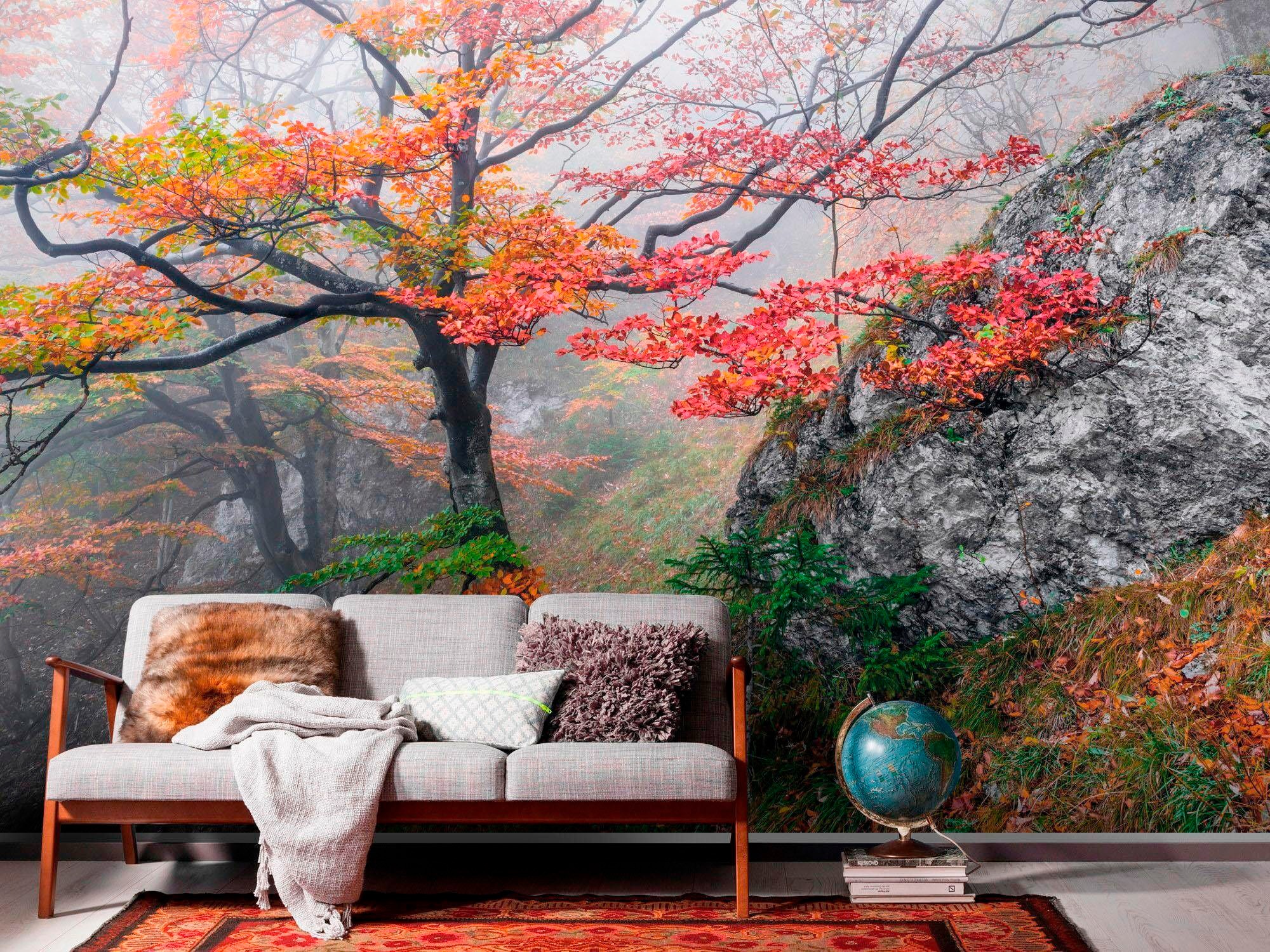 Komar Vliestapete »Digitaldruck Vlies -  Euphoria - Größe 300 x 200 cm« bedruckt glatt Wohnzimmer, Schlafzimmer