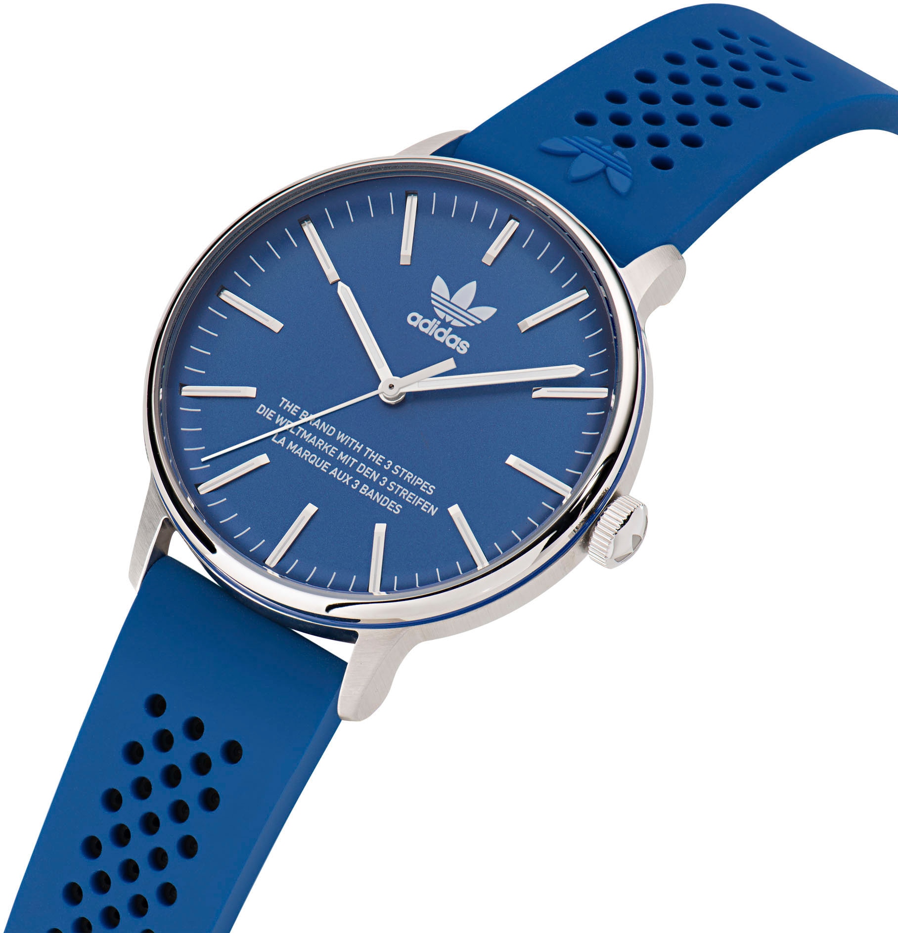 adidas Originals Quarzuhr »CODE ONE 3H«, Armbanduhr, Damenuhr, Herrenuhr, unisex, analog, Silikonarmband