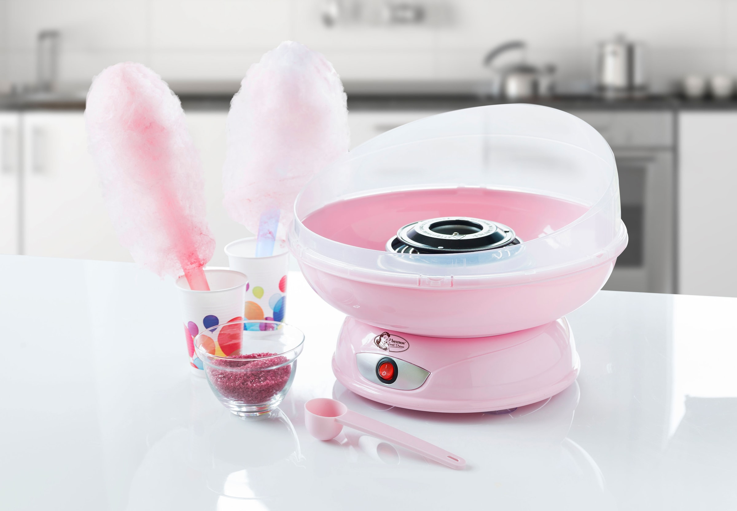bestron Zuckerwattemaschine »Sweet Dreams«, im Retro Design, 420 Watt,  Farbe: Rosa jetzt bestellen bei OTTO