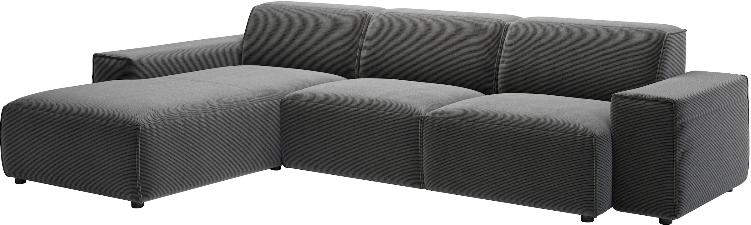 andas Ecksofa »Glimminge auch in Breitcord, Feincord, Bouclé + Easy care-Bezug«, L-Form, Breite 294, Zierkissen