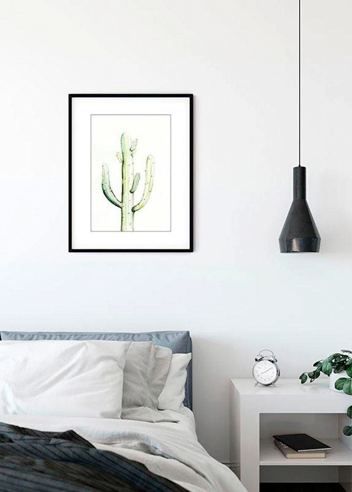Komar Bild »Saguaro Watercolor«, Pflanzen-Blätter, (1 St.), Wandbild zur Dekoration - ohne Rahmen