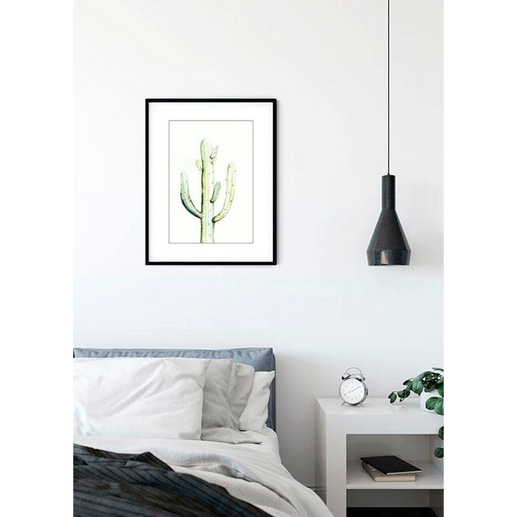 Komar Poster »Saguaro Watercolor«, Pflanzen-Blätter, (1 St.)