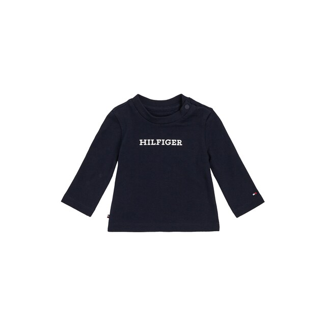 Tommy Hilfiger Langarmshirt »BABY MONOTYPE TEE L/S«, mit Hilfiger Logo- Schriftzug & Flag im OTTO Online Shop