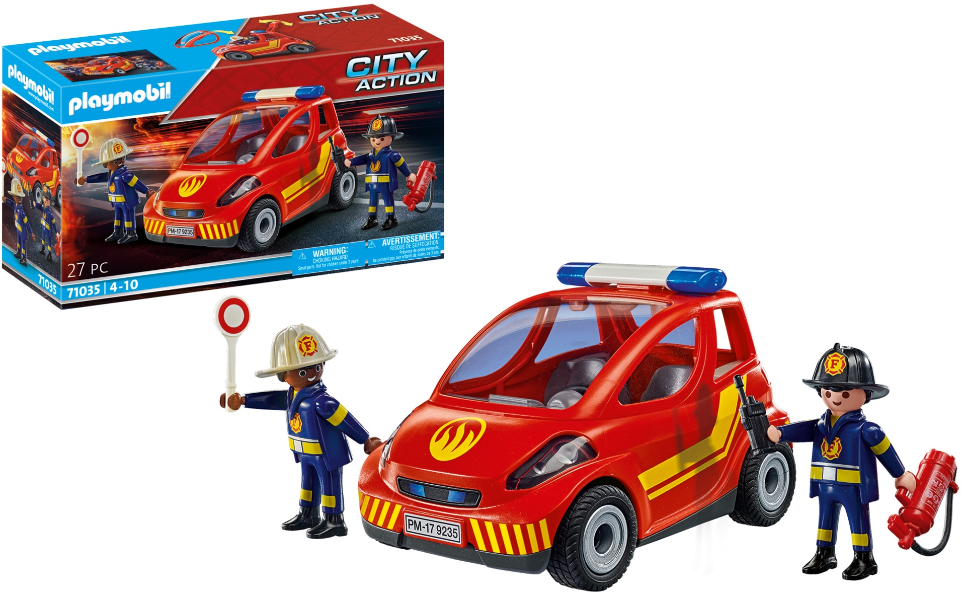 Playmobil® Konstruktions-Spielset »Feuerwehr Kleinwagen in OTTO Made (27 (71035), City-Action«, kaufen St.), - Germany online