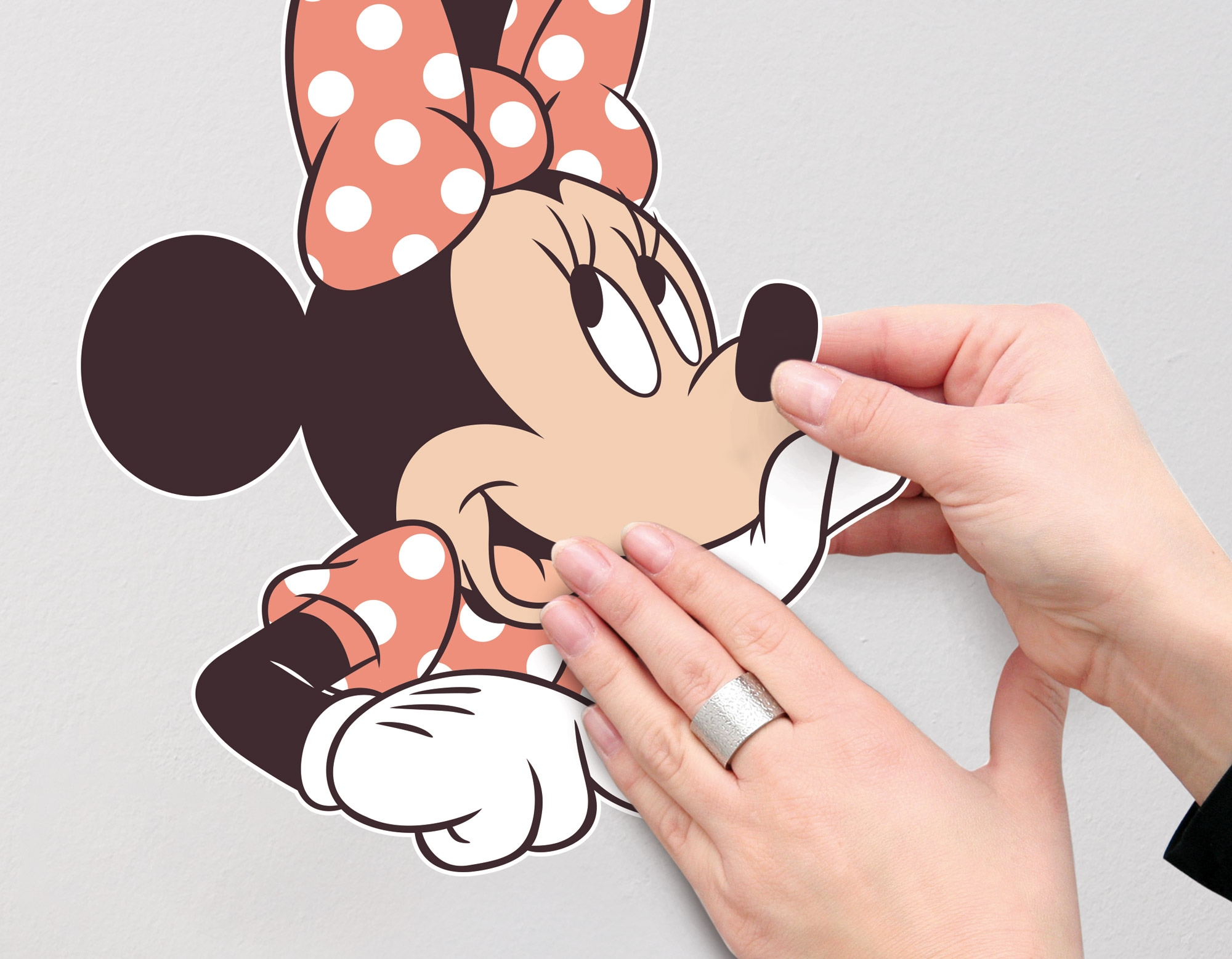 Komar Wandtattoo »Disney Minnie Mouse Beauty in Bloom«, (1 St.), 50 x 70 cm (Breite x Höhe) - Kinderzimmer, Wandsticker
