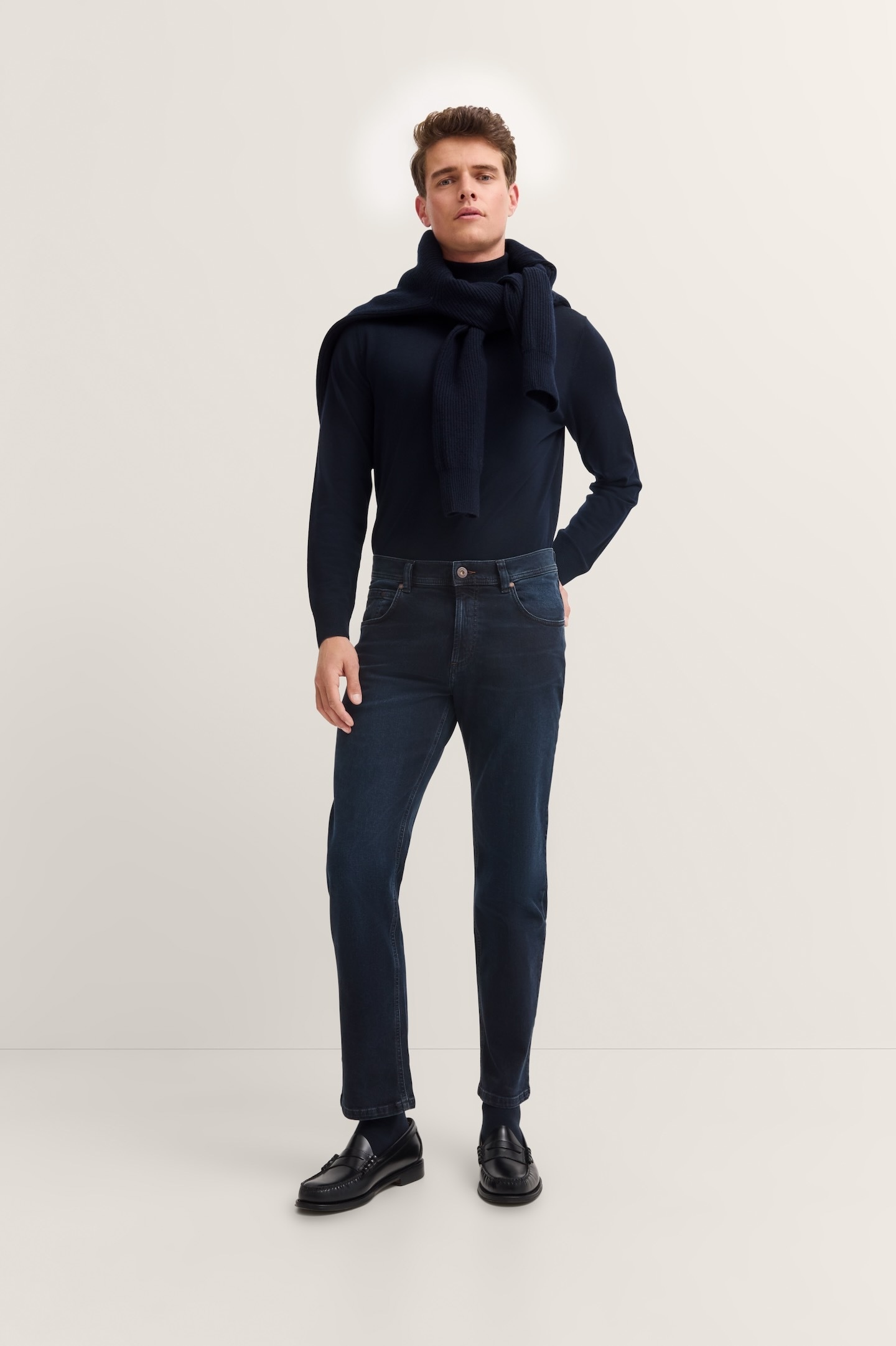 bugatti 5-Pocket-Jeans »Regular Fit«, aus Authentic Denim mit Stretch-Komfort