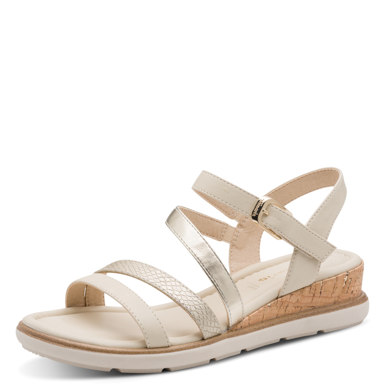 Tamaris Keilsandalette  Sommerschuh, Riemchensandale in veganer Verarbeitung