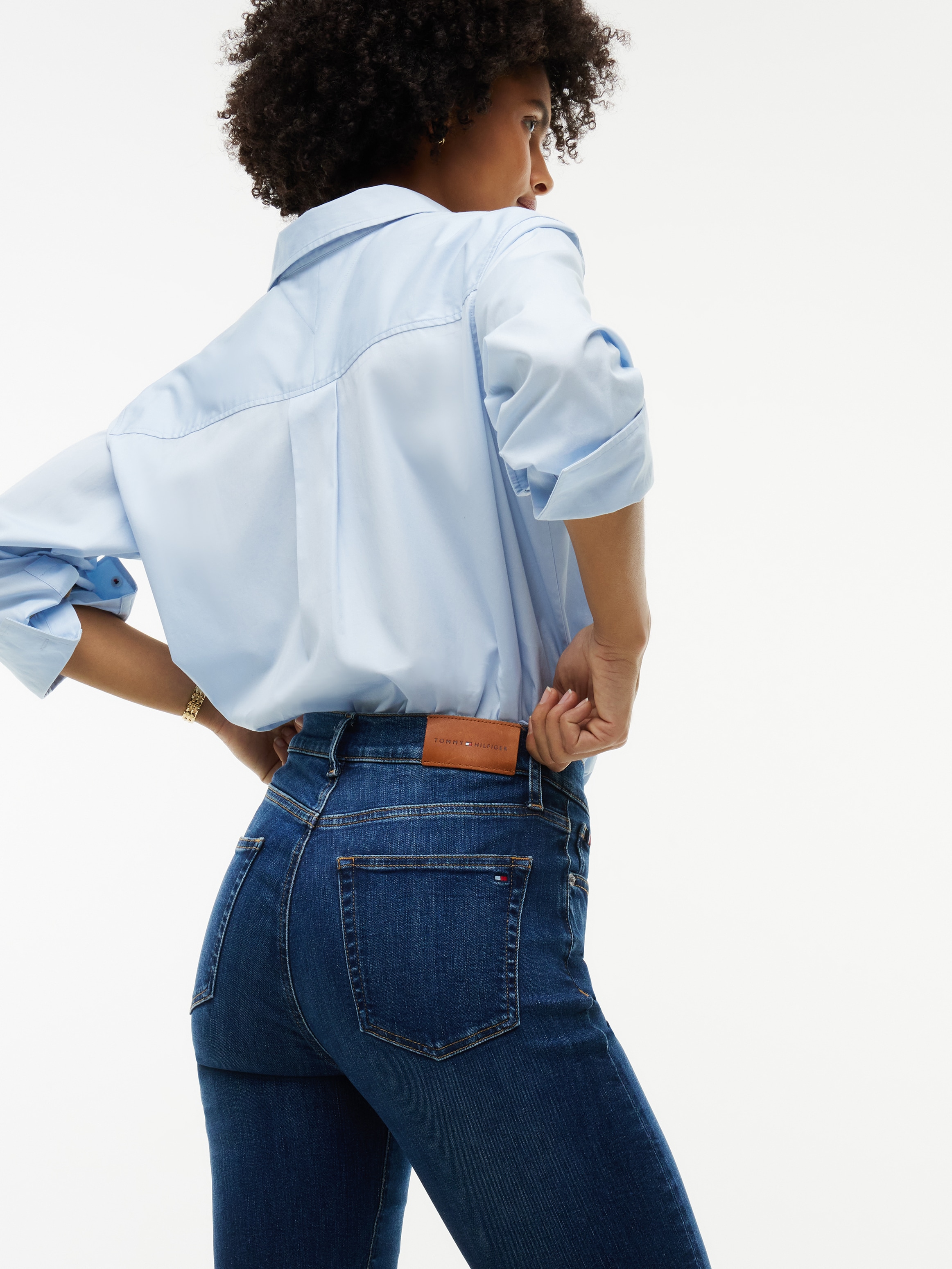 Tommy Hilfiger Bootcut-Jeans »LUNA MID RISE FLARE ESSENTIAL« Baumwollmischung, in ausgestellter Form, mid waist