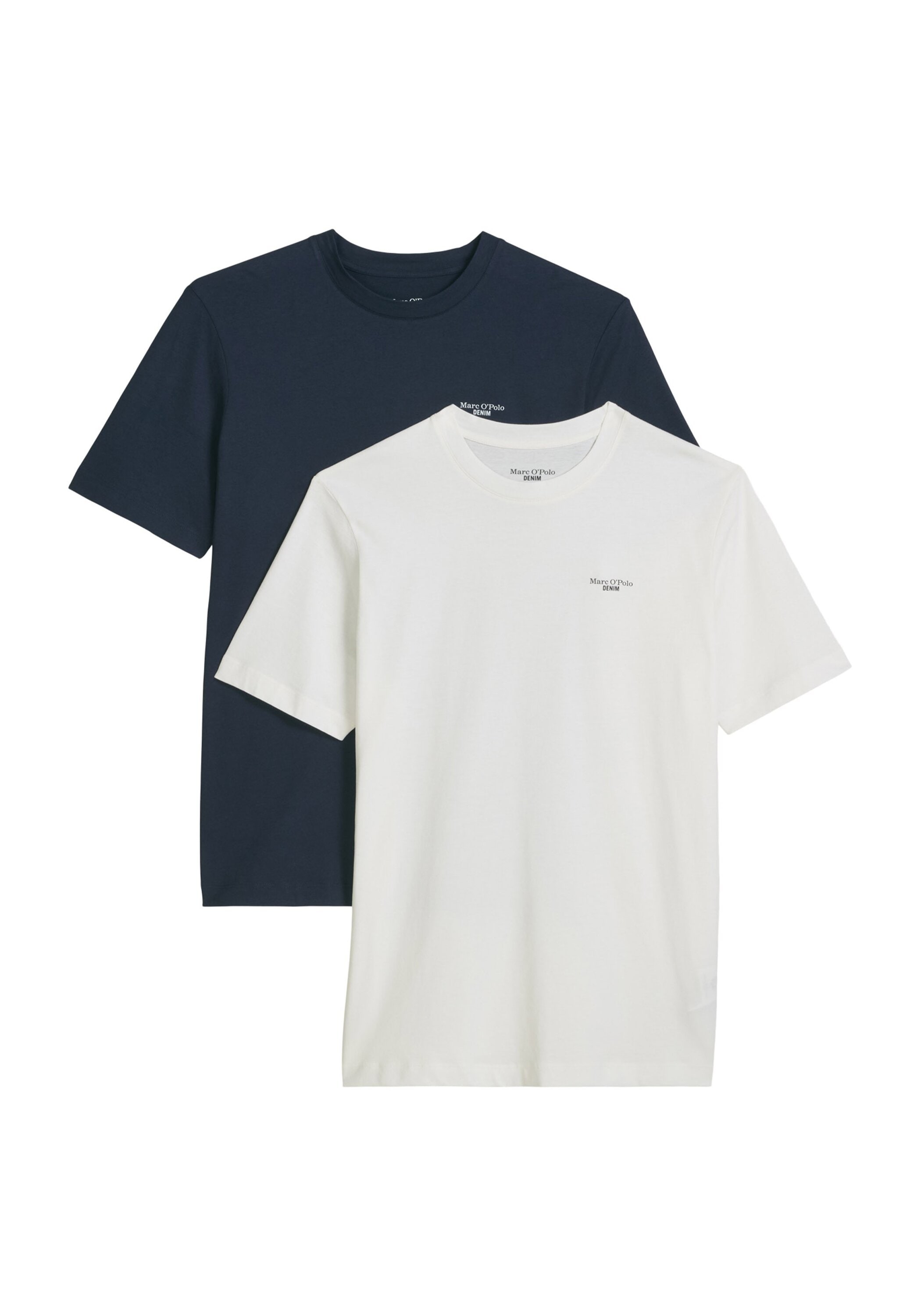 Marc O'Polo DENIM T-Shirt »T-Shirt T-Shirt, SSL, Logo Print, Doubl 2er Pack« 2