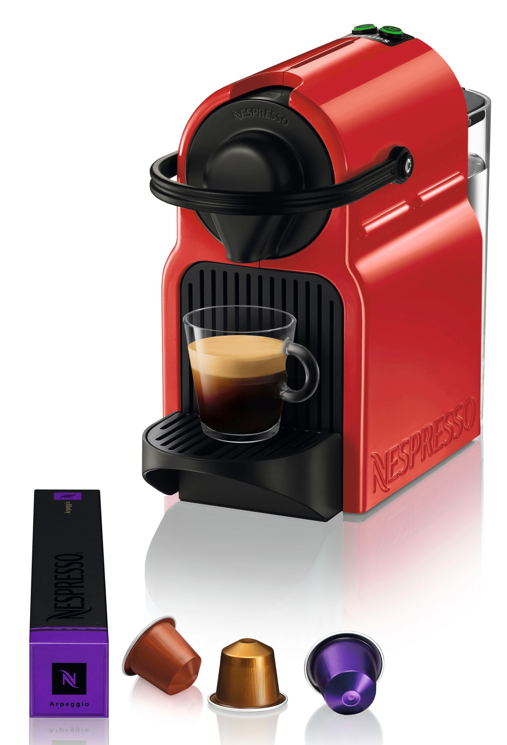 Krups«, mit Kapselmaschine einstellbar, Willkommenspaket kaufen online Kapseln Nespresso inkl. 14 Inissia von »XN1005 Kaffeemenge - OTTO