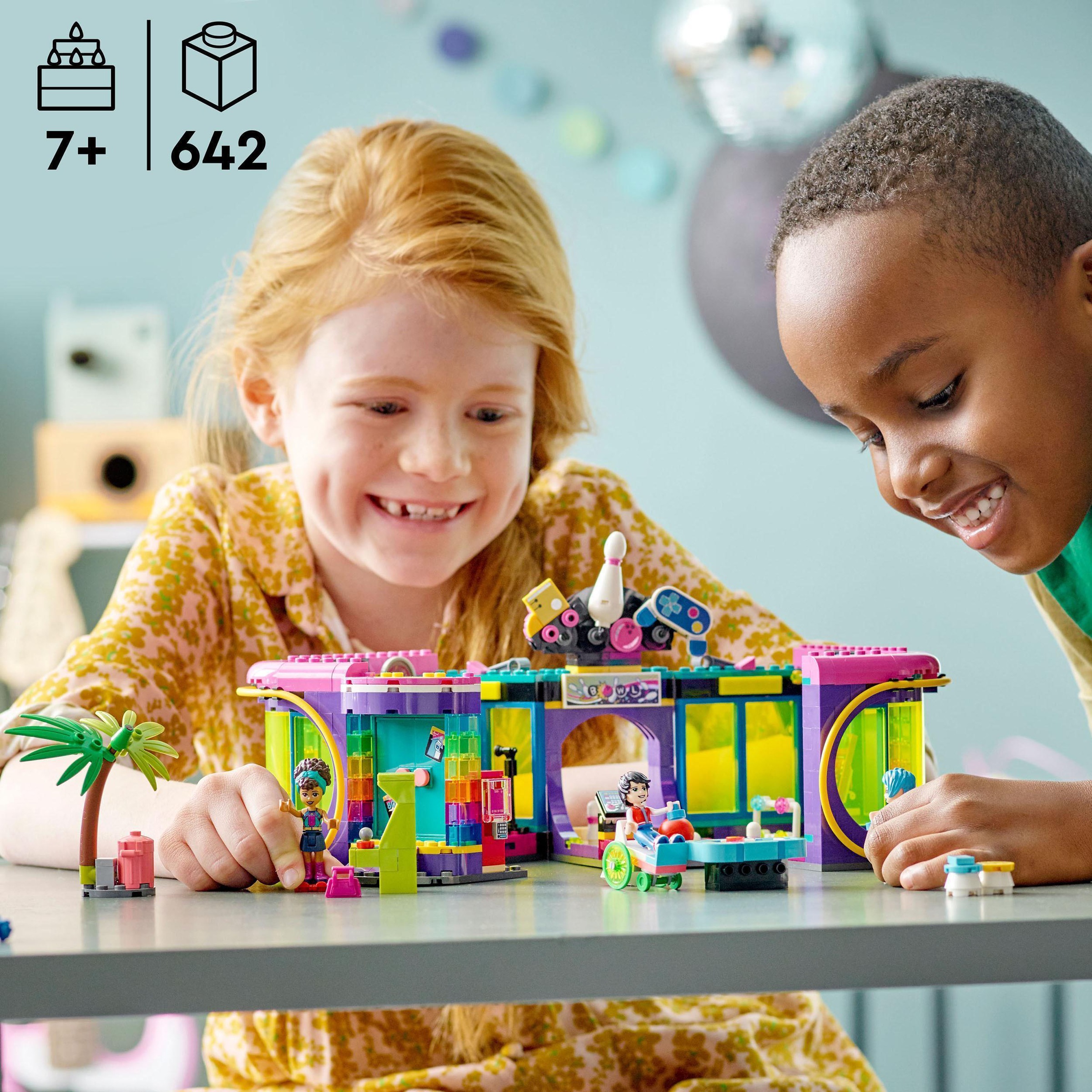 LEGO® Konstruktionsspielsteine »Rollschuhdisco (41708), LEGO® Friends«, (642 St.), Made in Europe