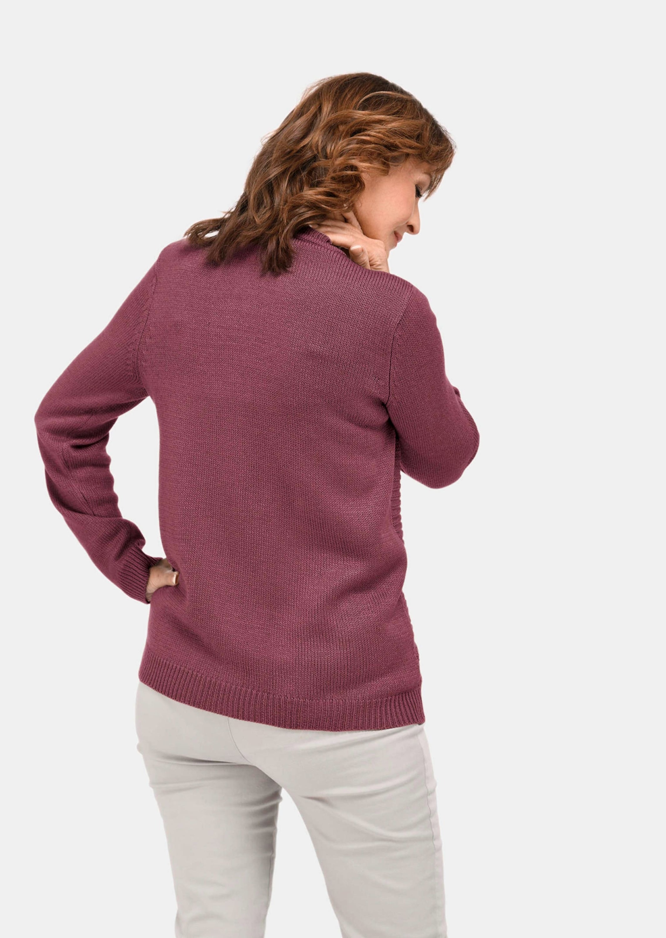 GOLDNER Strickpullover »Pflegeleichter Pullover in hochwertiger Rippenstruktur«