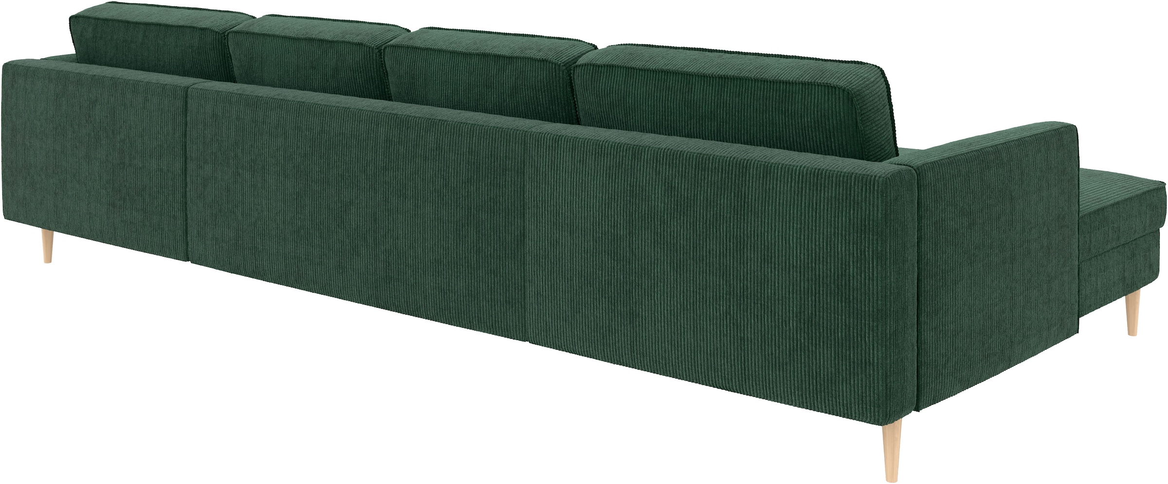 Home affaire Wohnlandschaft »Booster Couch wahlweise mit Schlaffunktion und Bettkasten-auch in Cord«, Sofa in U-Form, Breite 305 cm