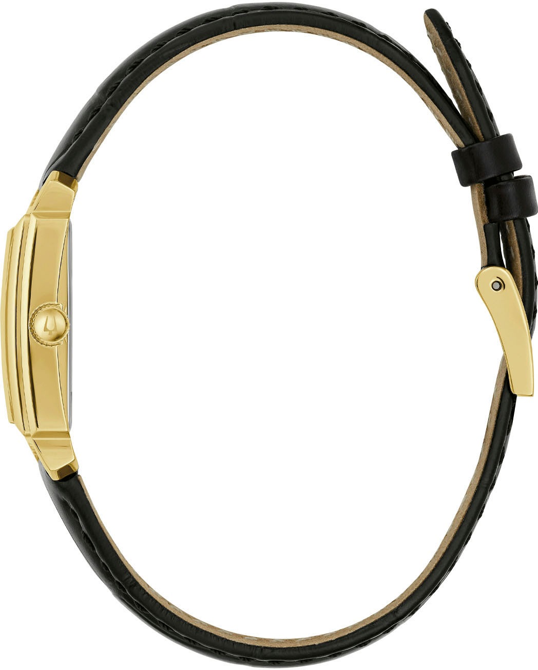 Bulova Quarzuhr, Armbanduhr, Damenuhr, Lederarmband, mit Diamanten