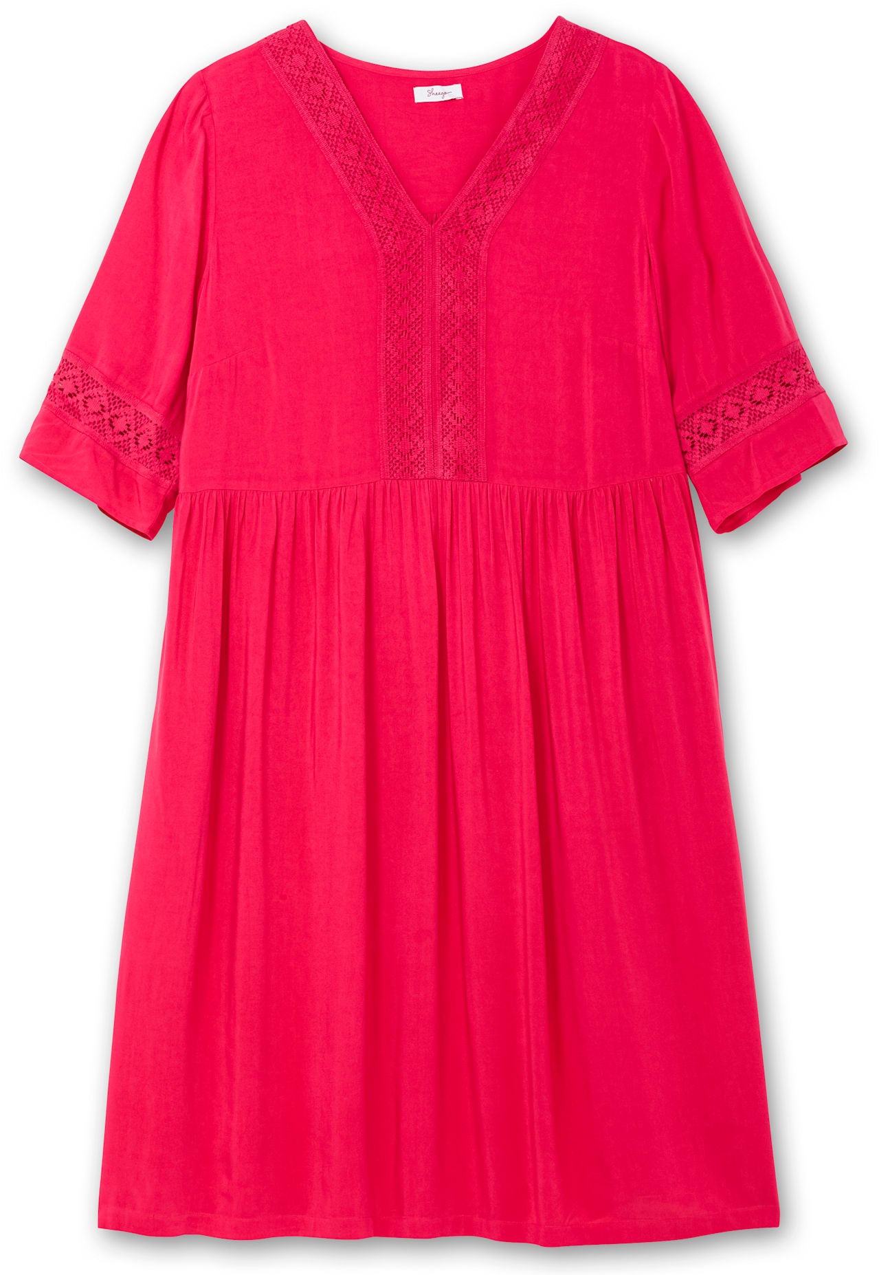 Sheego A-Linien-Kleid »Blusenkleid«