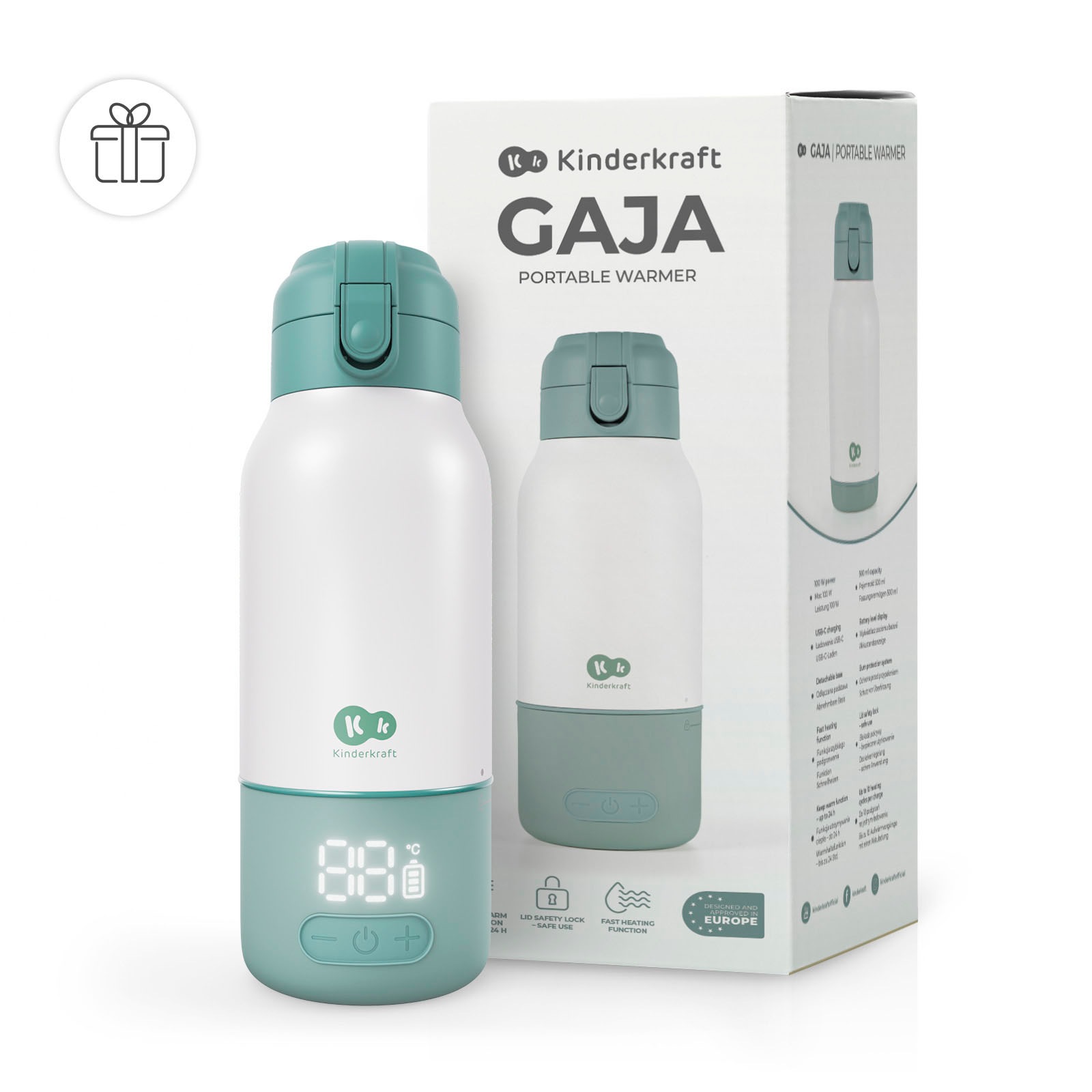 Kinderkraft Flaschenwärmer »GAJA« Milchwärmer und Thermosflasche in einem