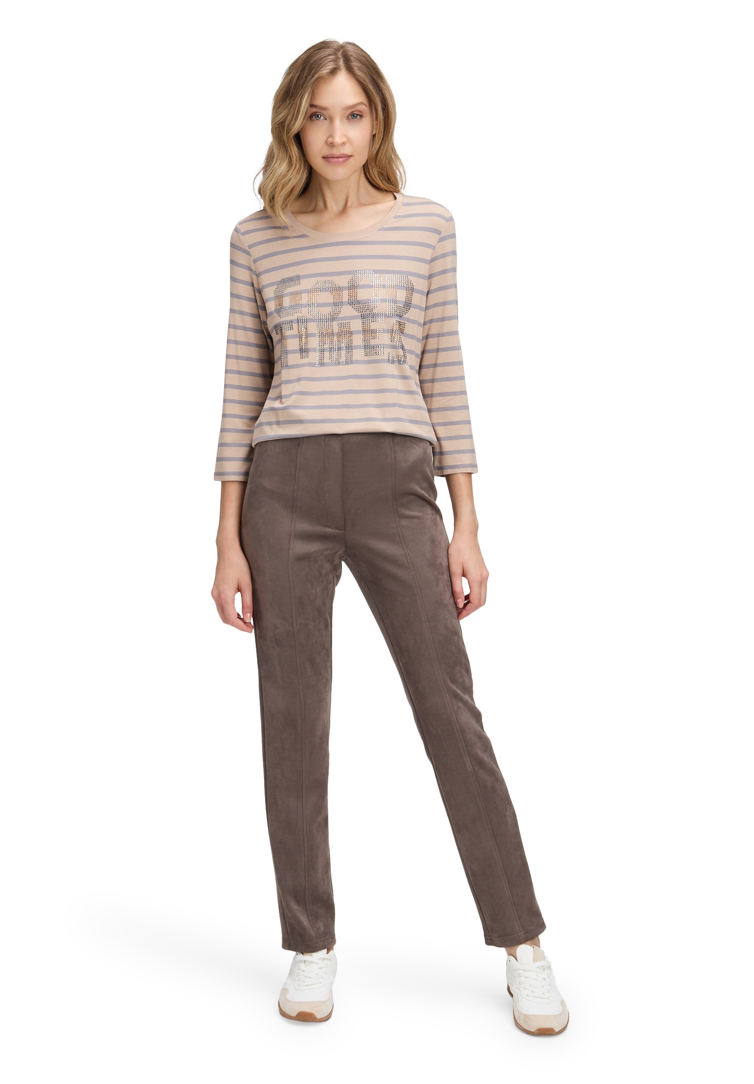 Betty Barclay Langarmshirt »Ringelshirt mit Schmucksteinen«