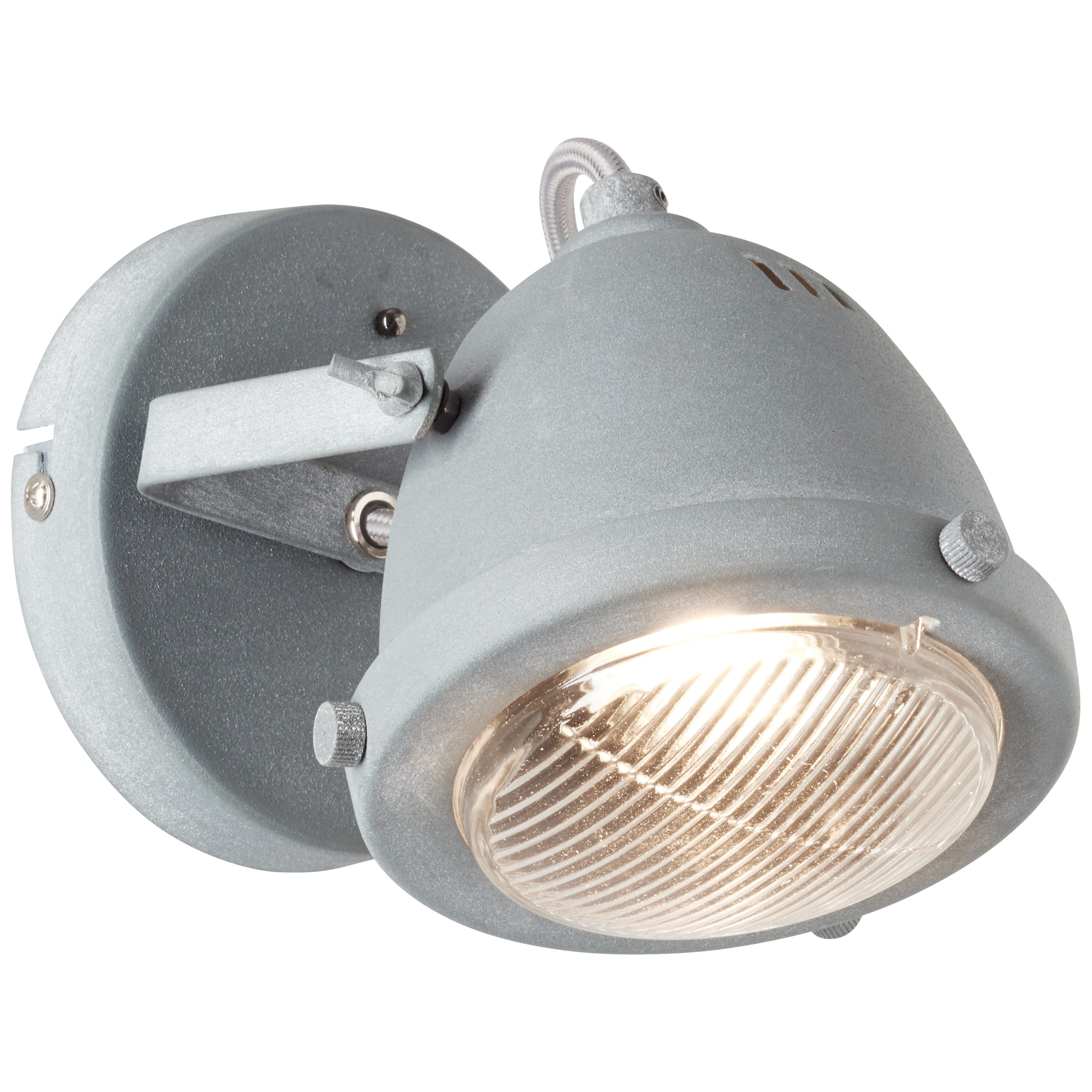 Brilliant Leuchten Carmen LED Wandspot grau Beton