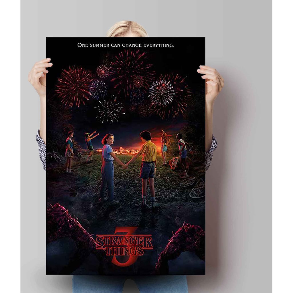 Reinders! Poster »Poster Stranger Things 3 One summer«, Serien, (1 St.)