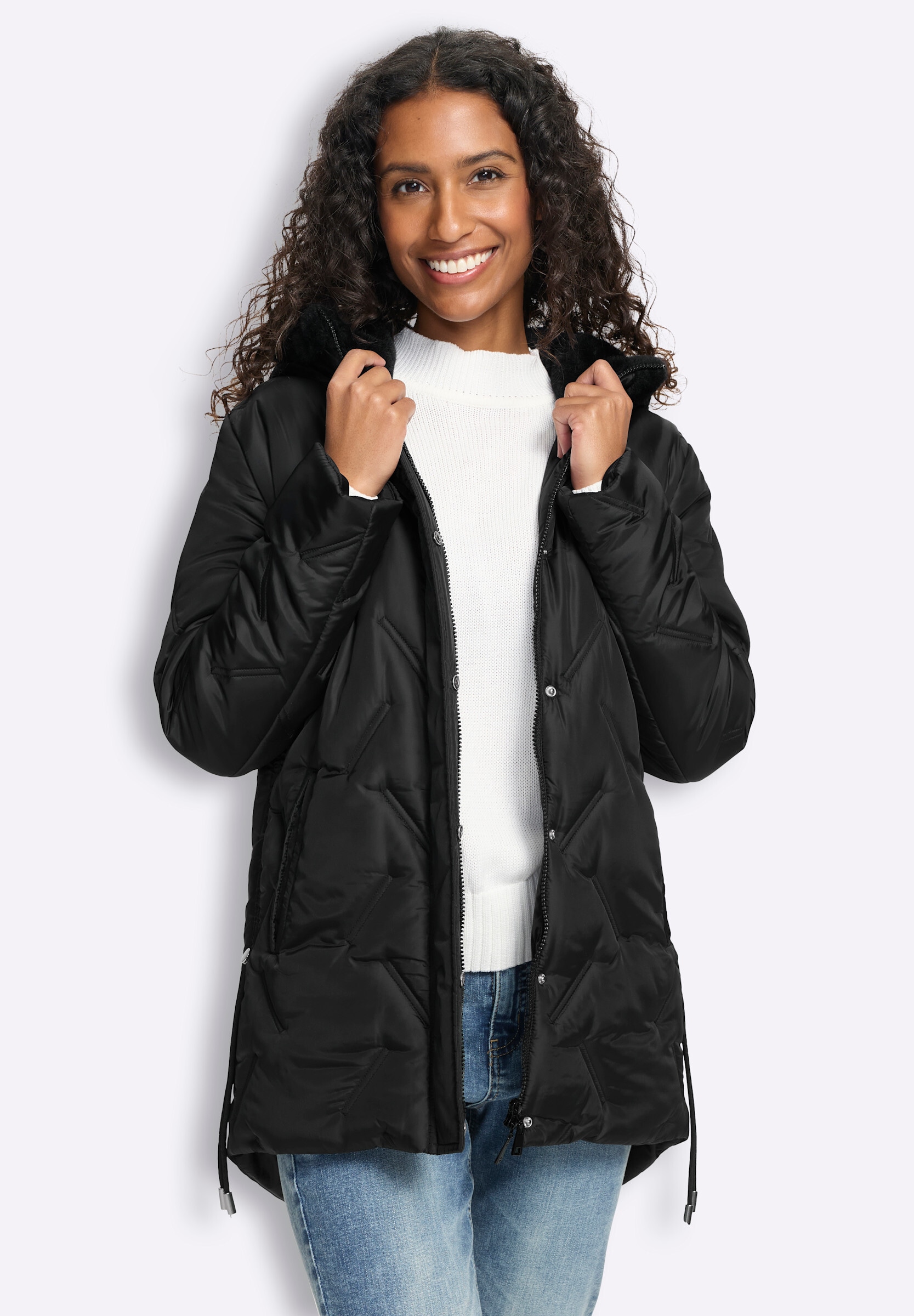 heine Steppjacke »Jacke Steppjacke« mit Kapuze