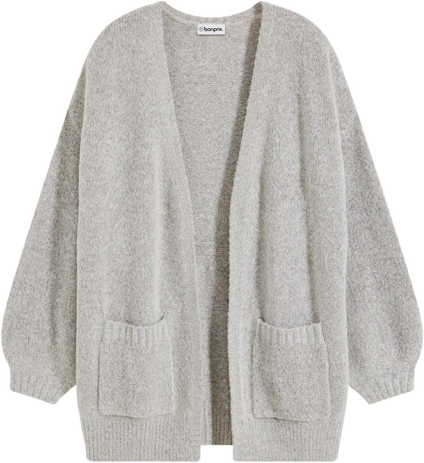 bonprix Strickjacke »Oversize-Strickjacke« Oversize-Passform, mit aufgesetzten Taschen