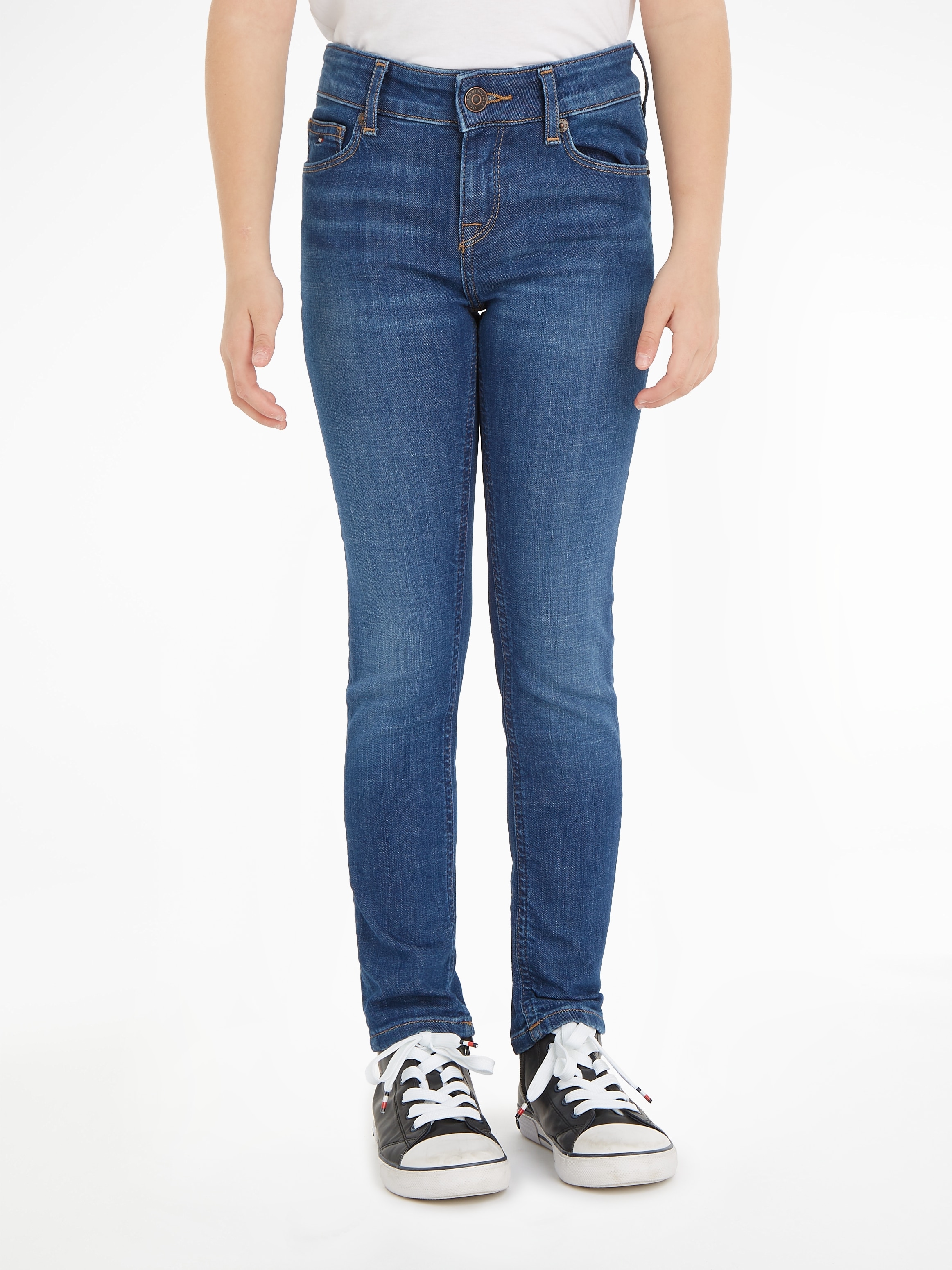 Slim-fit-Jeans »NORA DARK WASH«, in blauer Waschung