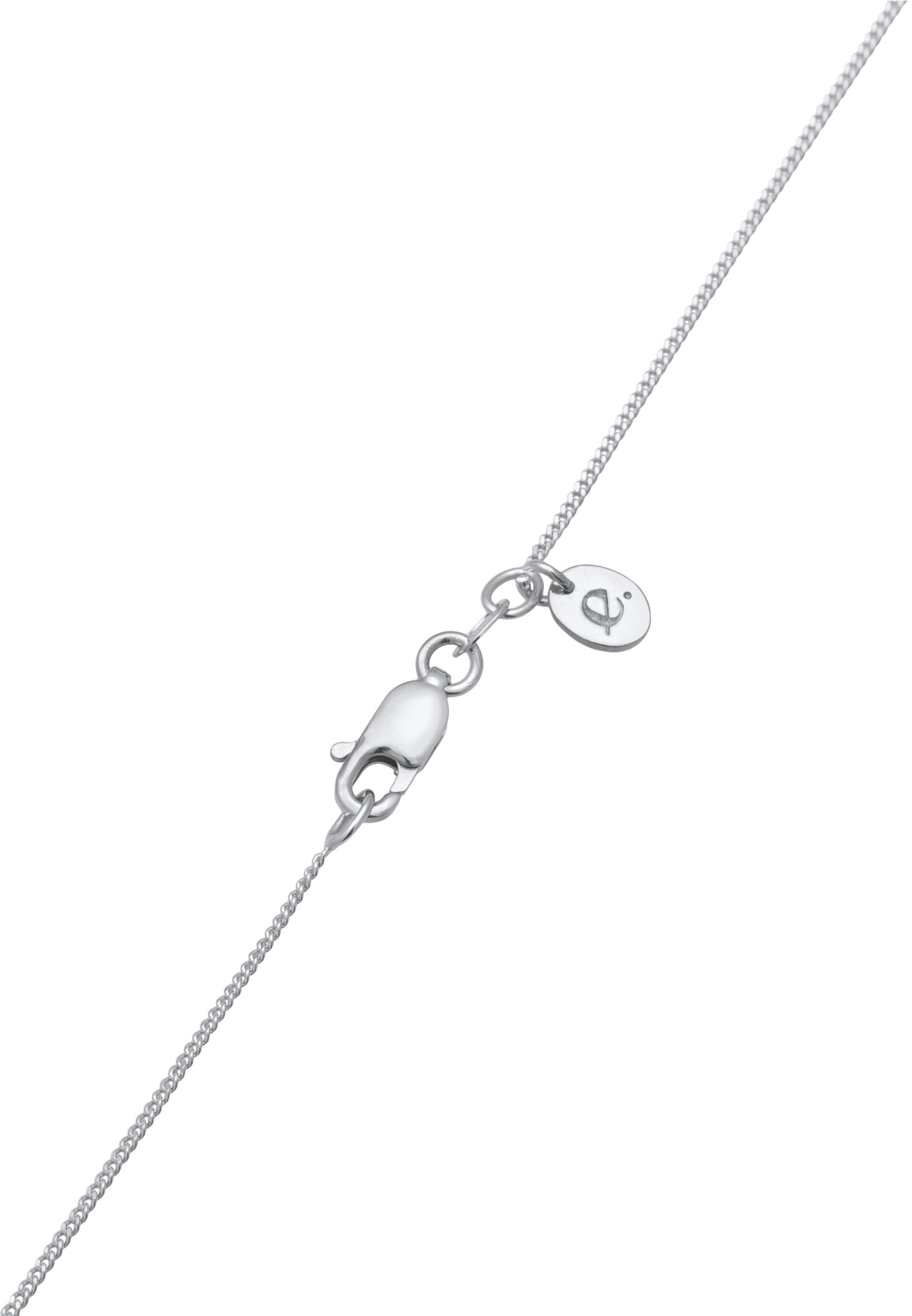 Elli Premium Silberkette »Halskette Moissanit Solitär Klassik 925 Silber«