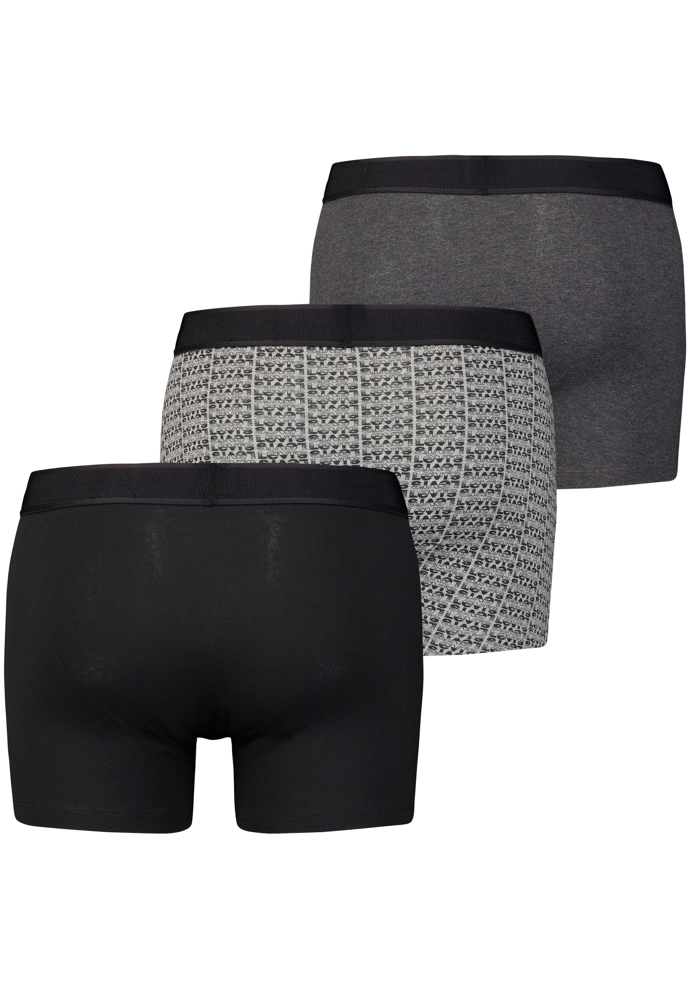 Levi's® Boxershorts, (Packung, 3er-Pack), mit breitem Logobund