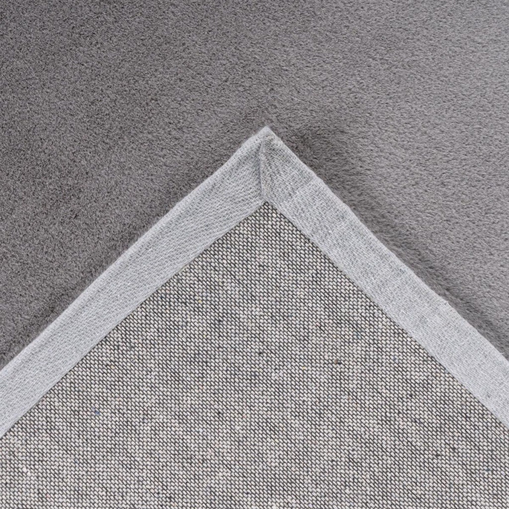 Carpet City Hochflor-Teppich »TOPIA 400« rechteckig 21 mm Höhe Kunstfell-Teppich mit Kaninchenfell-Optik, Haptik, Schlafzimmer