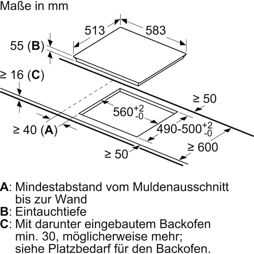 SIEMENS Backofen-Set »EQ872DV01R«, HB672GBS1, mit 3-fach-Teleskopauszug, Pyrolyse-Selbstreinigung