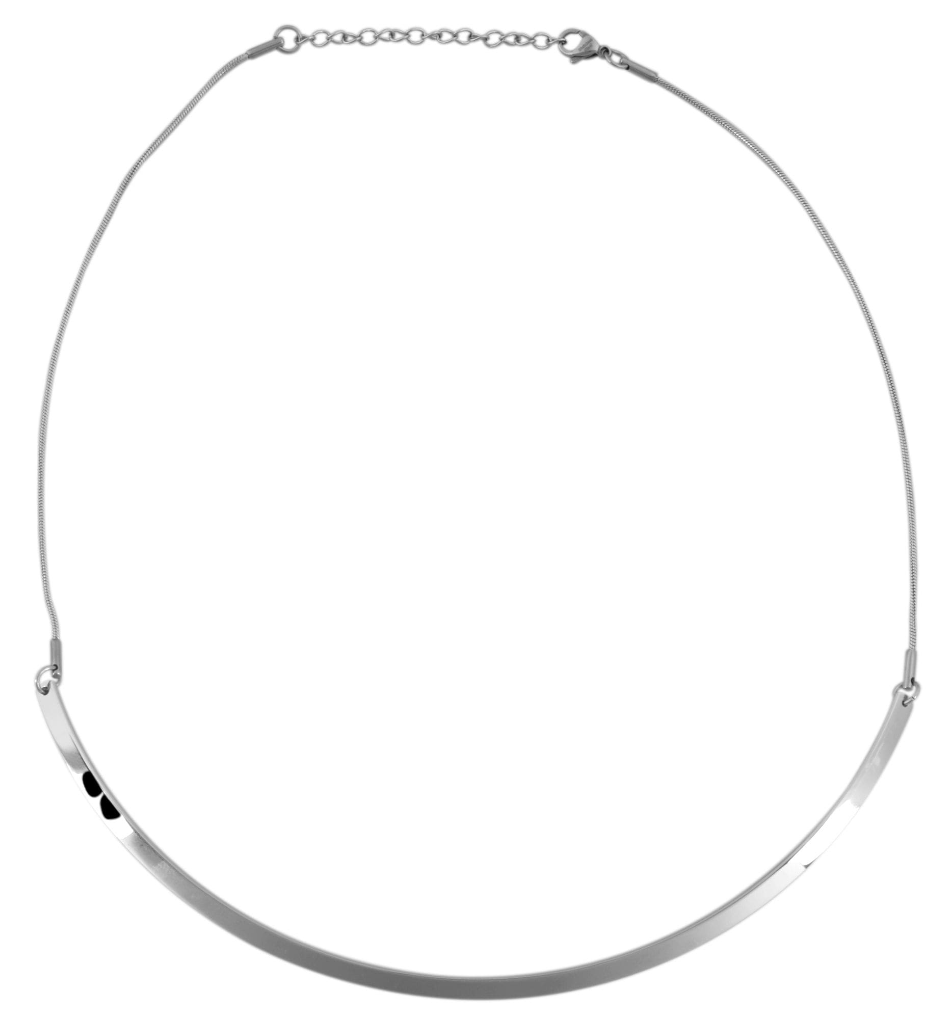 Adelia´s Schlangenkette »Damen Halskette ¿ Schlangenkette aus Edelstahl 40 cm«