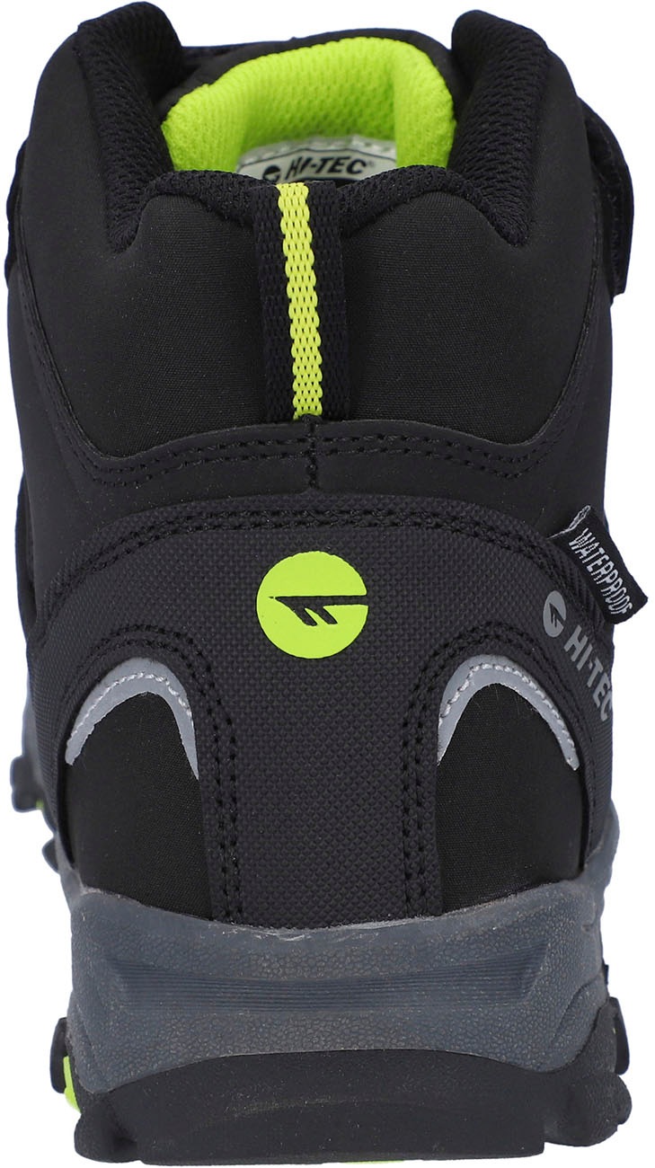 Hi-Tec Outdoorschuh »Hi-Tec Blackout Mid Wp Jr«, Klett-/Schnürkombination, wasserdicht