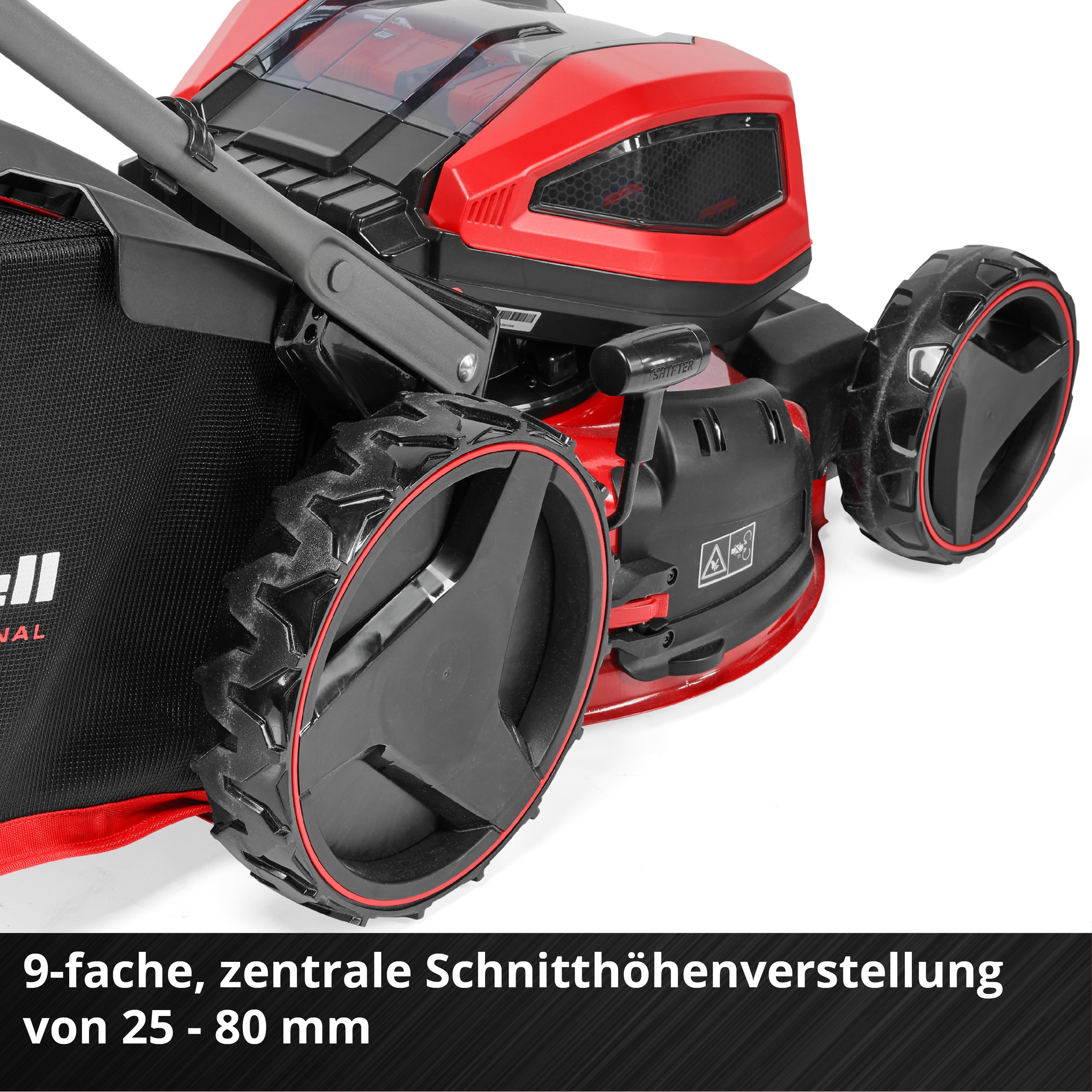 Einhell Akkurasenmäher »GP-CM 36/47 S Li BL (4x4,0Ah)« 4 x 4 Ah Akku und 2 Twincharger