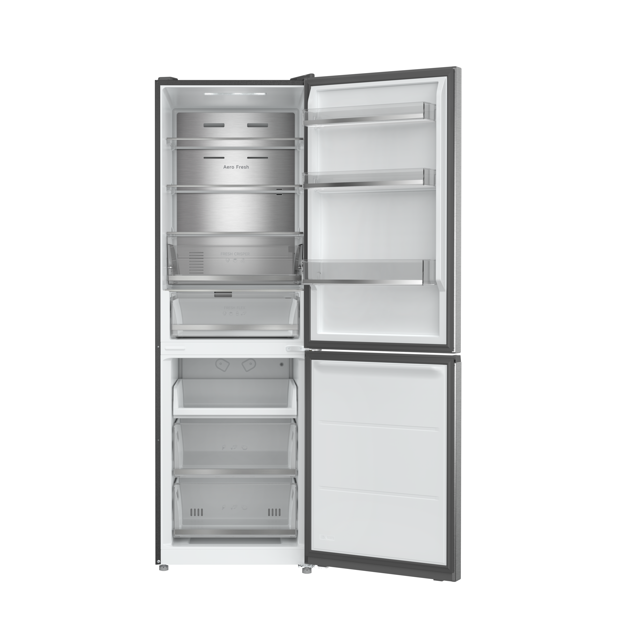 Dreame Kühl-/Gefrierkombination »DRB400WMBDEU« 185 cm hoch 59,5 cm breit Viel Platz, Leise, Modernes Design