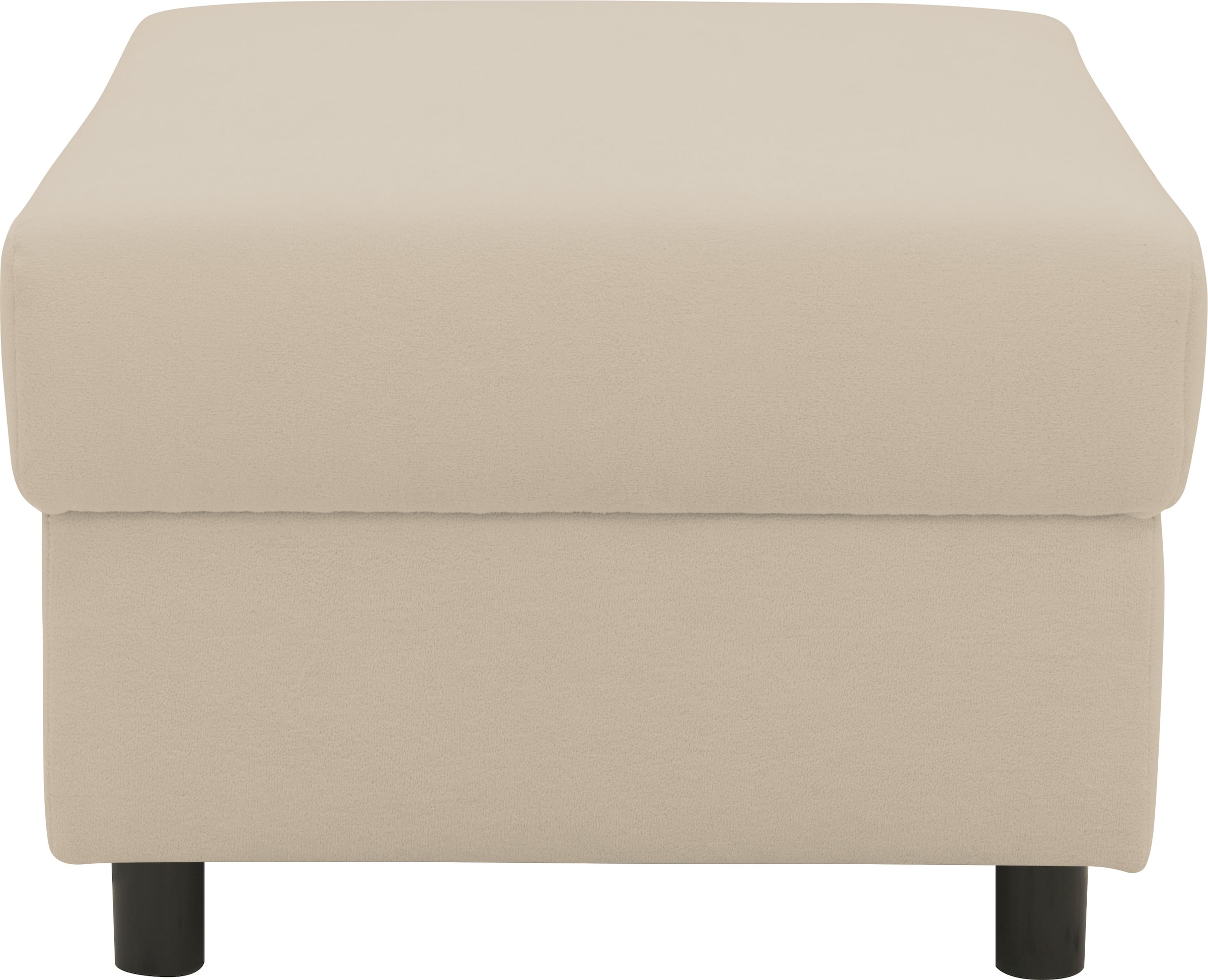 DOMO collection Polsterhocker »Turah 2 in Cord oder Luxus-Microfaser«, moderner Polsterhocker, passend zum Ecksofa, B/T/H: 83/60/44 cm