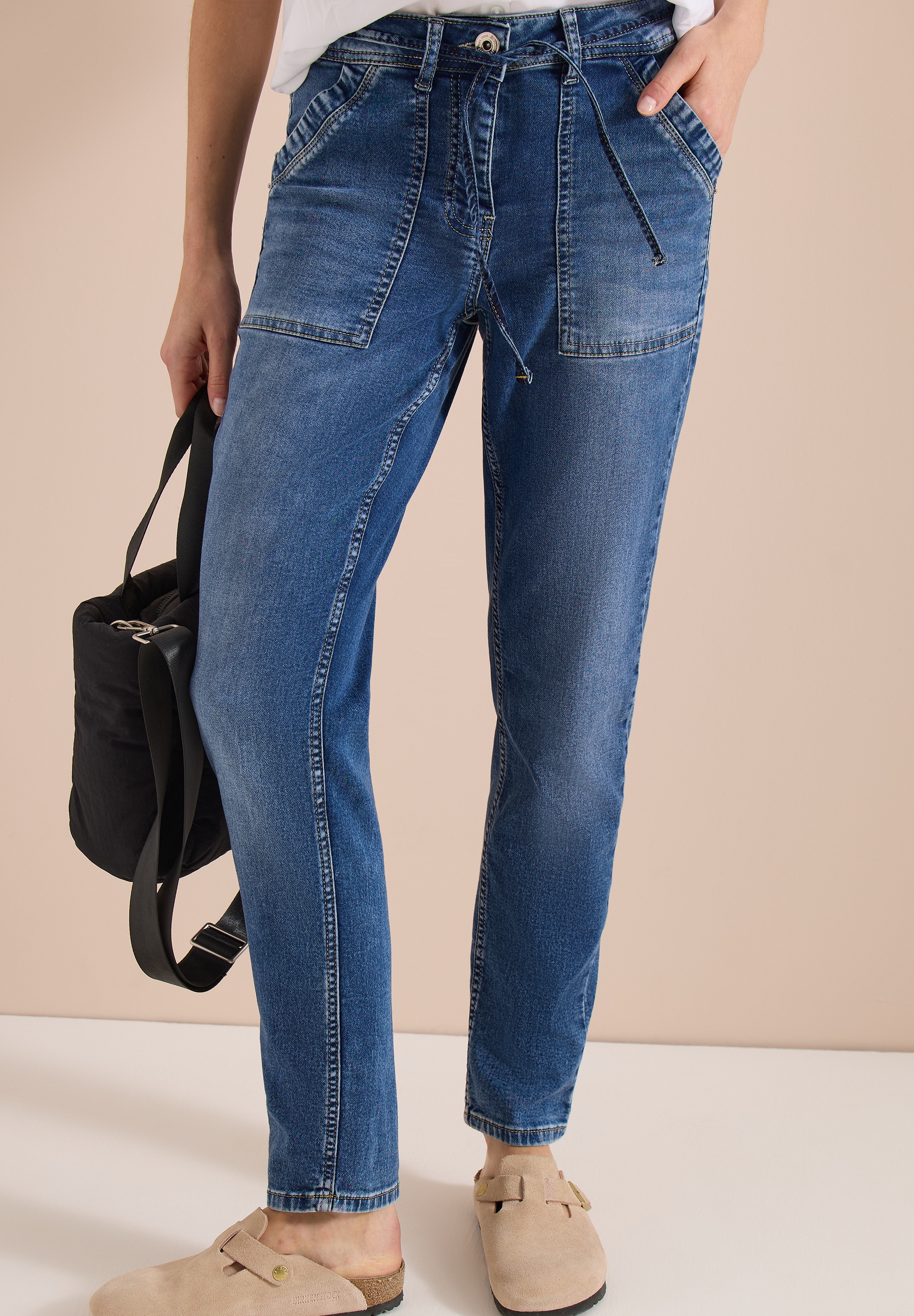 Cecil Jogg Pants »Style Tracey« mit Bindeband und schmalem Bein, Casual Fit