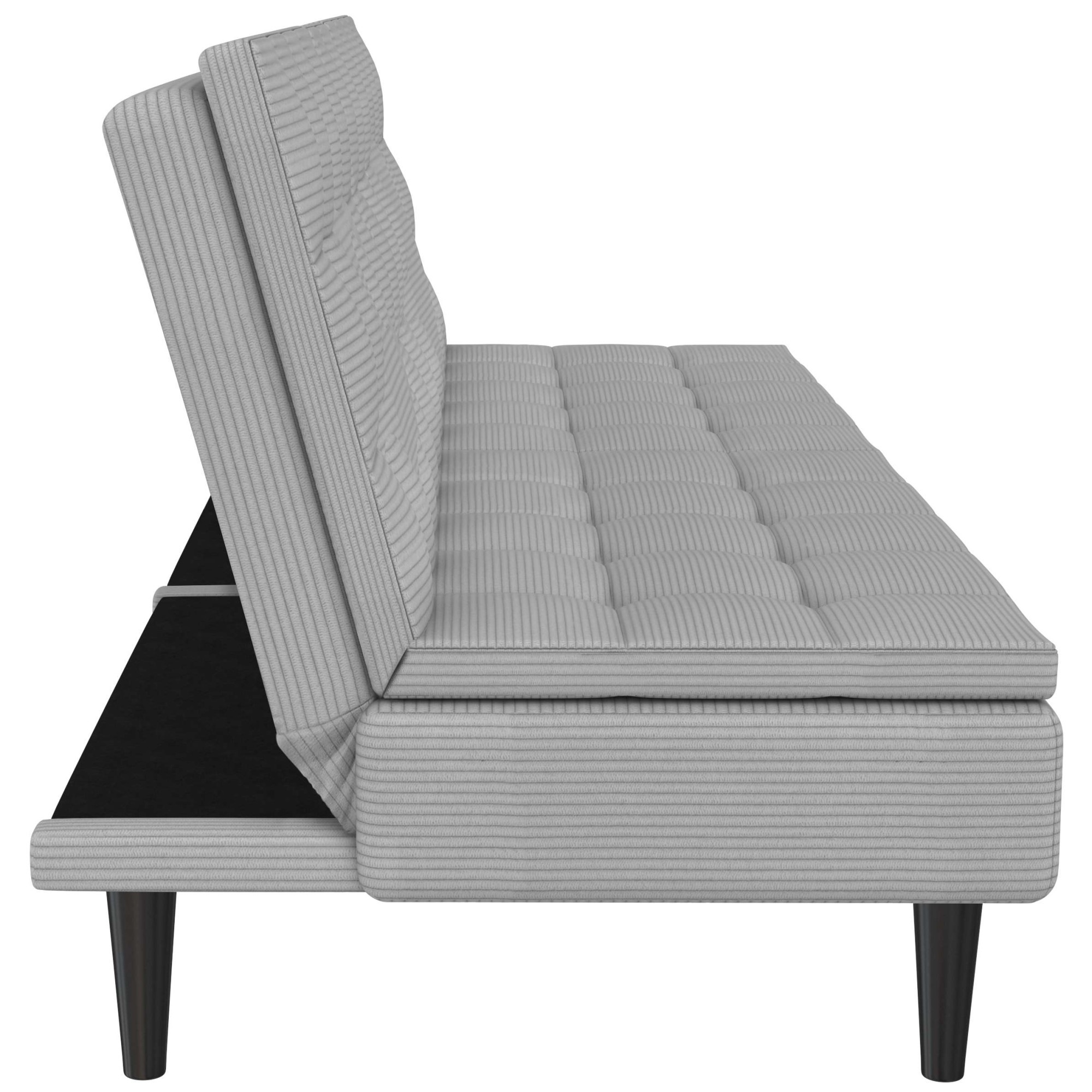 Dorel Home Schlafsofa »MAINE, Kinosofa mit Relax- und Bettfunktion, 2 Getränkehalter,«, Liegefläche 190 x 110 cm, in Cord