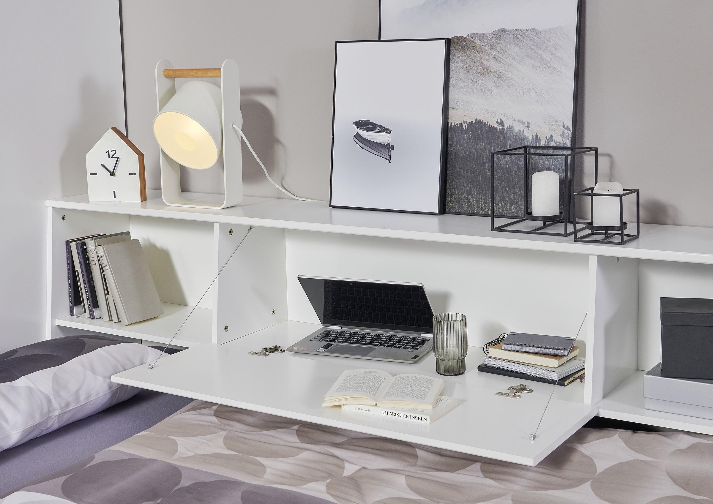 Wimex Anbauregal »Norderney Stauraum Schreibtisch desktop«, Ergänzung zum Bett Norderney oder auch als Einzelstück stellbar