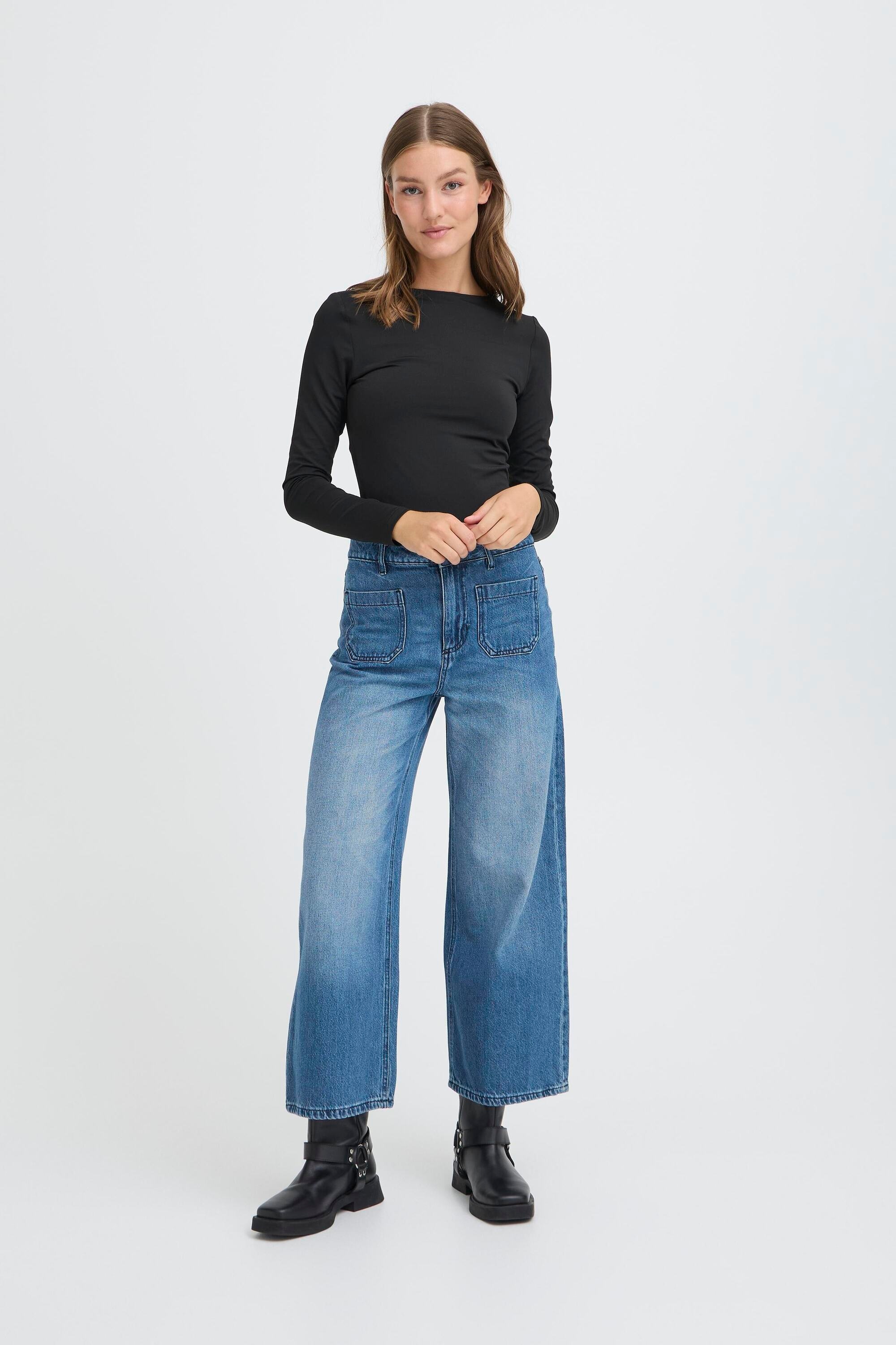 Ichi Weite Jeans »Casual Hose IHPAMMY«
