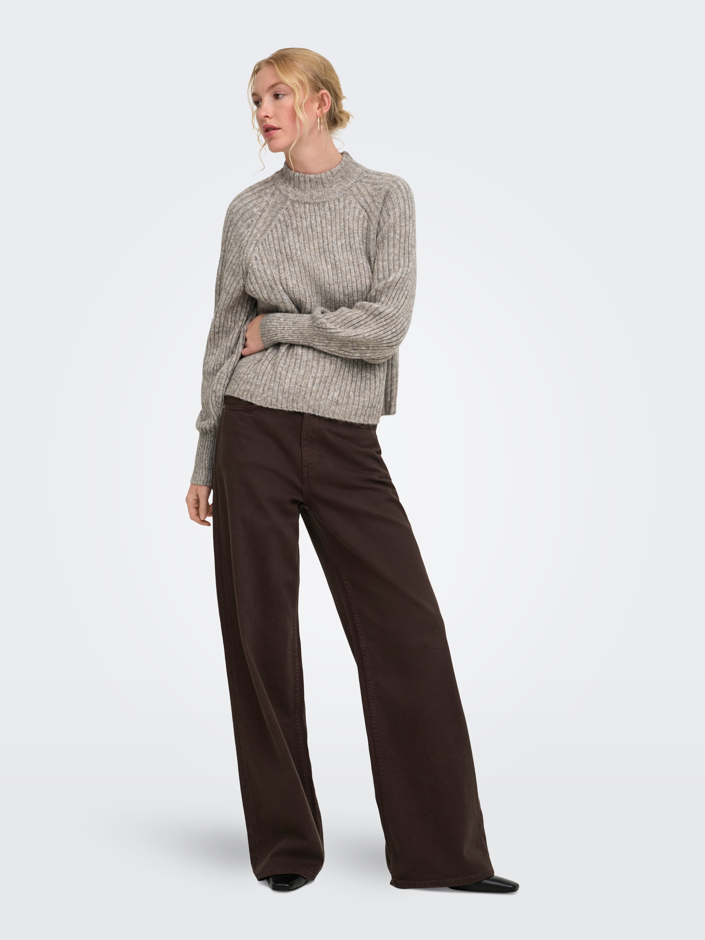 ONLY Strickpullover »ONLKALIBU L/S PULLOVER KNT NOOS« Kunstfaser, regular fit