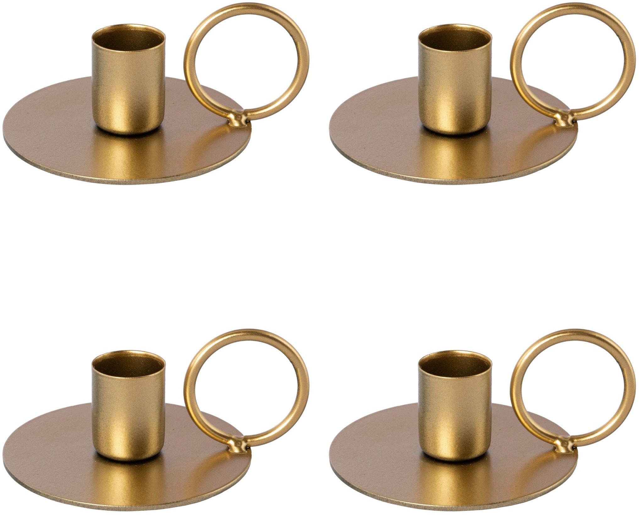 Leonique Kerzenhalter »Stabkerzenhalter Adaliz«, (Set, online aus 4 dekorativem bei mit Metall, St.), OTTO Henkel