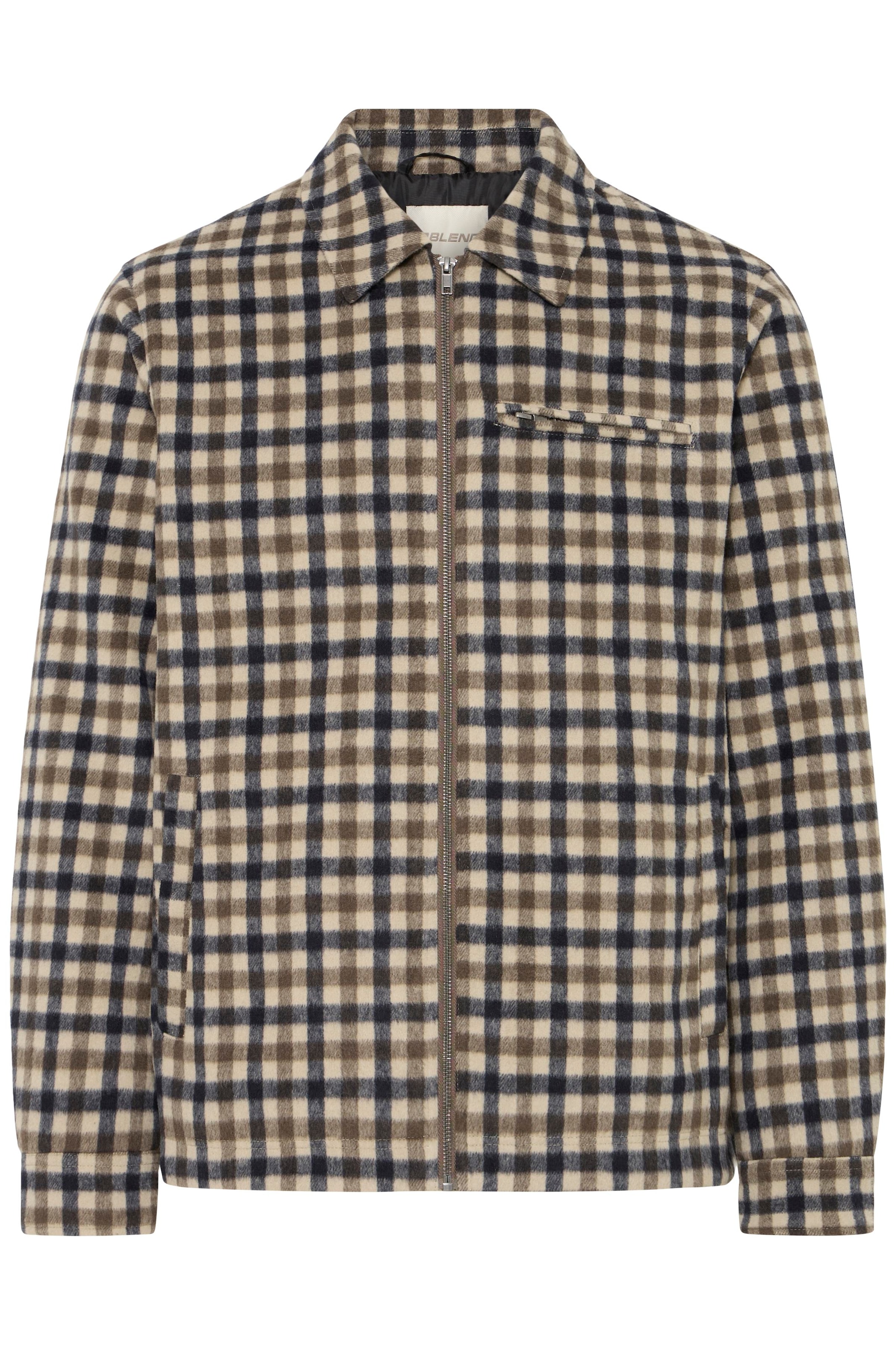 Blend Kurzjacke »BHFIFE CHECK JKT« Kunstfaser, regular fit