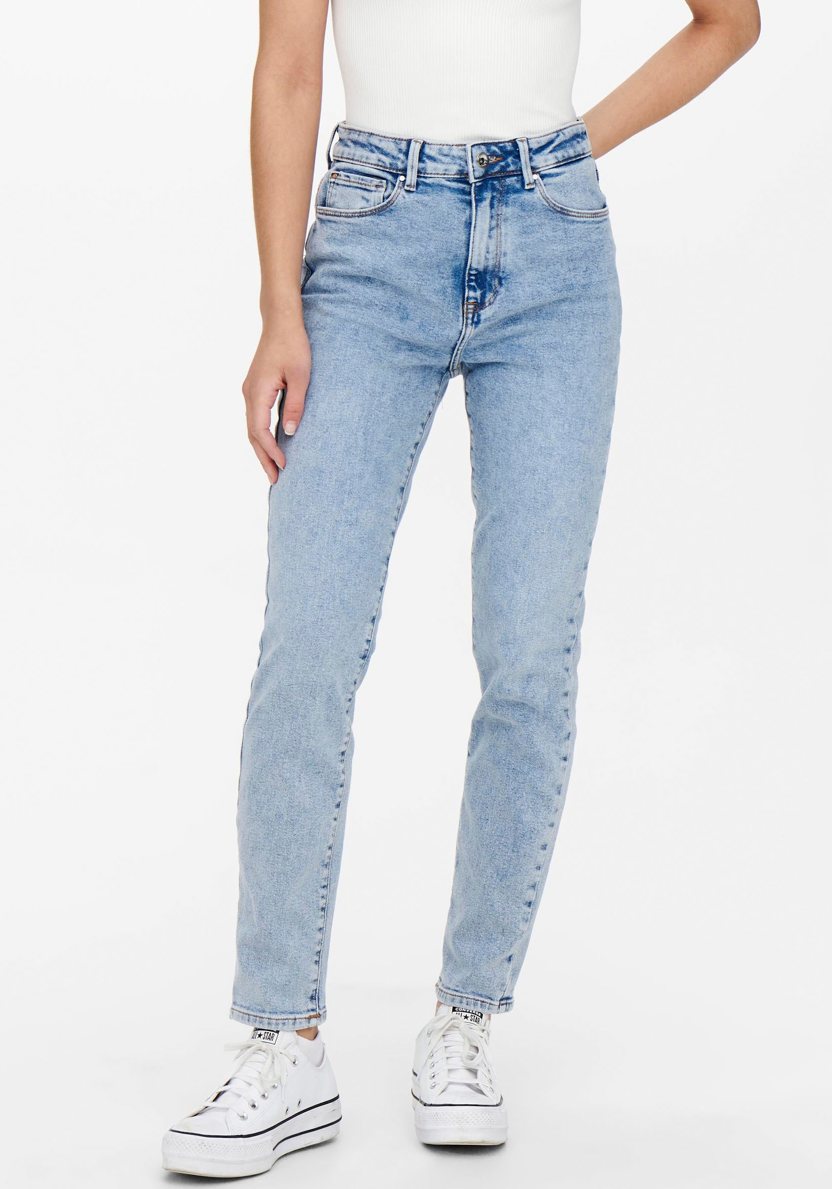 Only Straight-Jeans »ONLEMILY STRETCH HW S A CRO789«