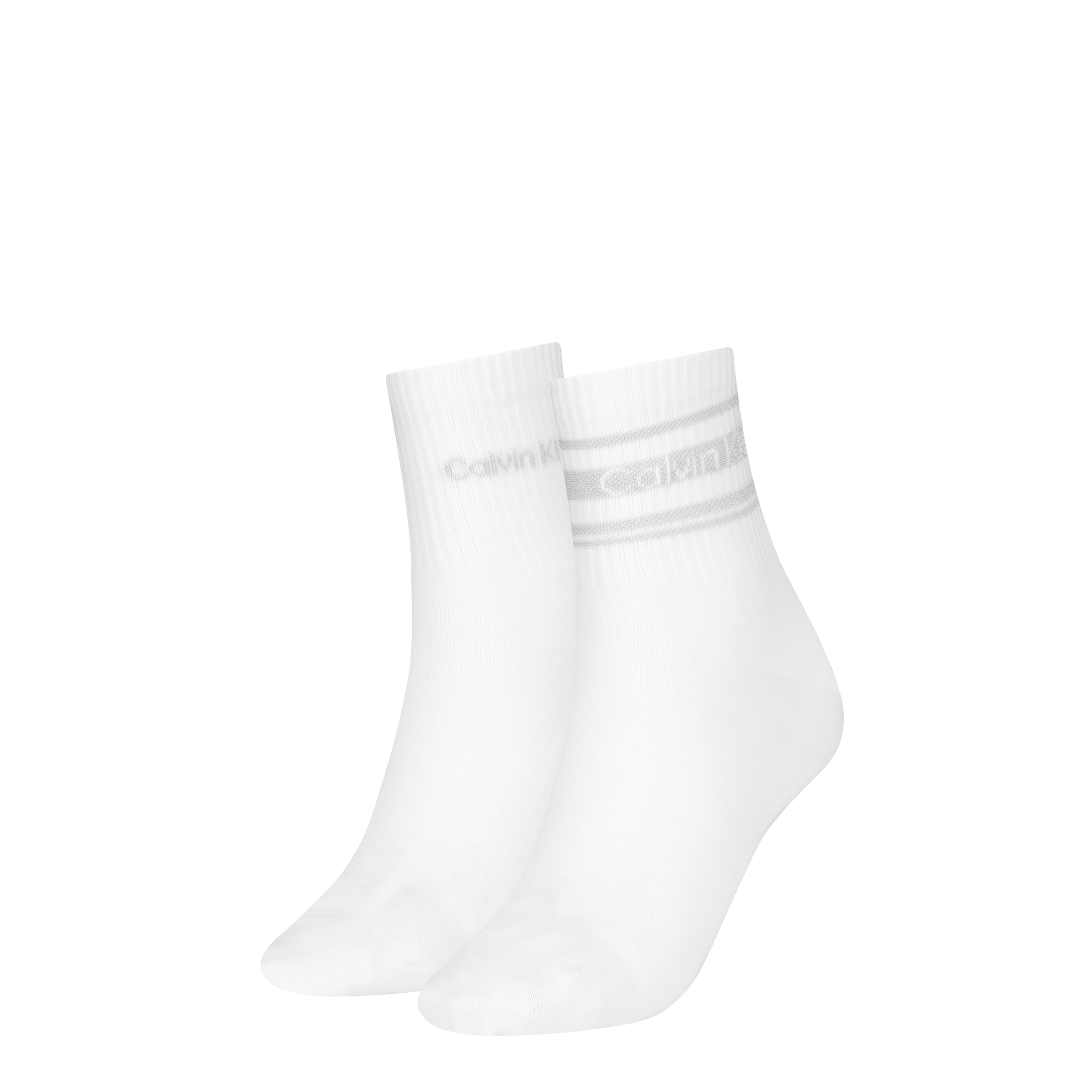 Calvin Klein Kurzsocken »CK WOMEN SHORT SOCK 2P SPORT STRIPE« 2 Paar, 