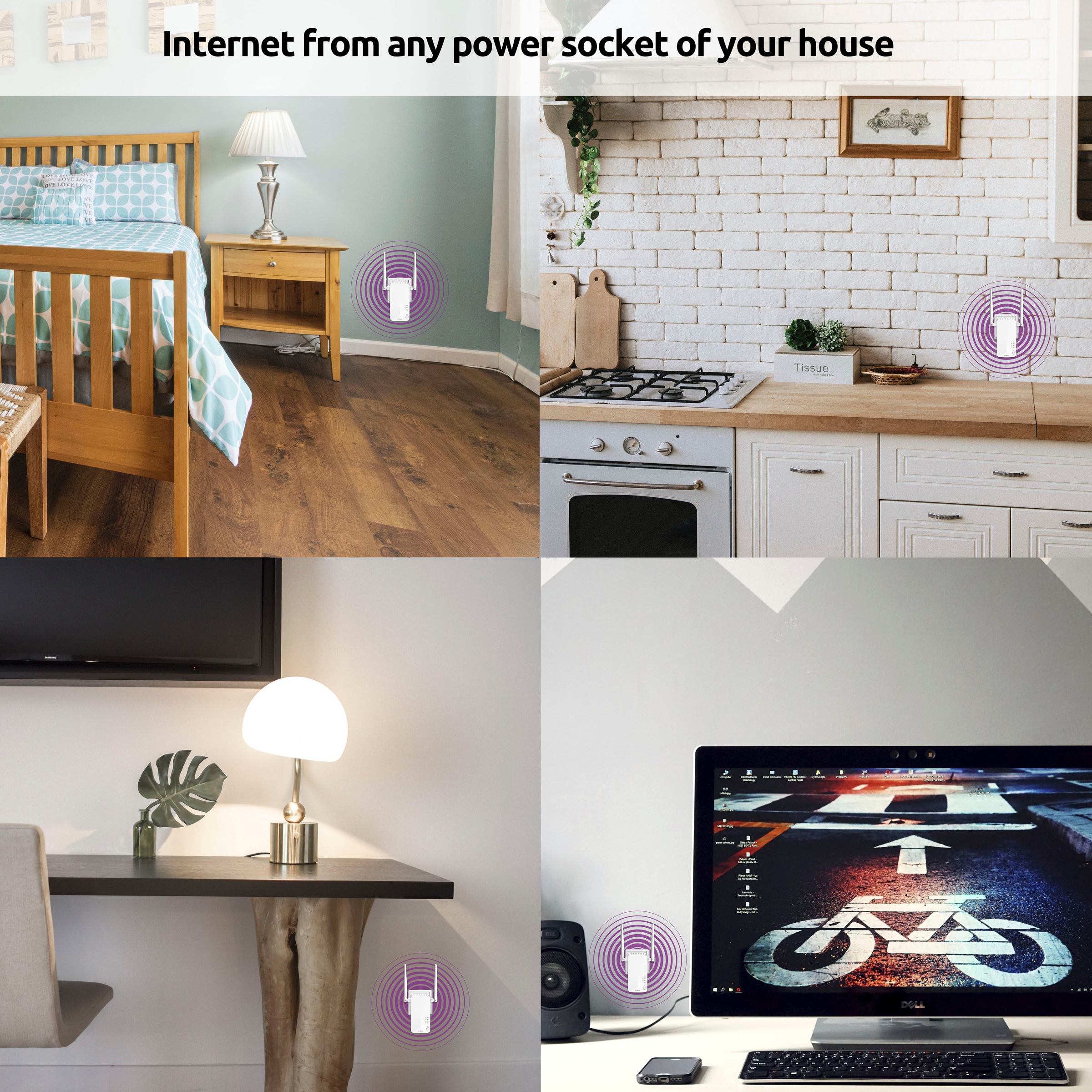 Strong Reichweitenverstärker »Powerline WiFi 600 Mbit/s Set (2 Einheiten)«