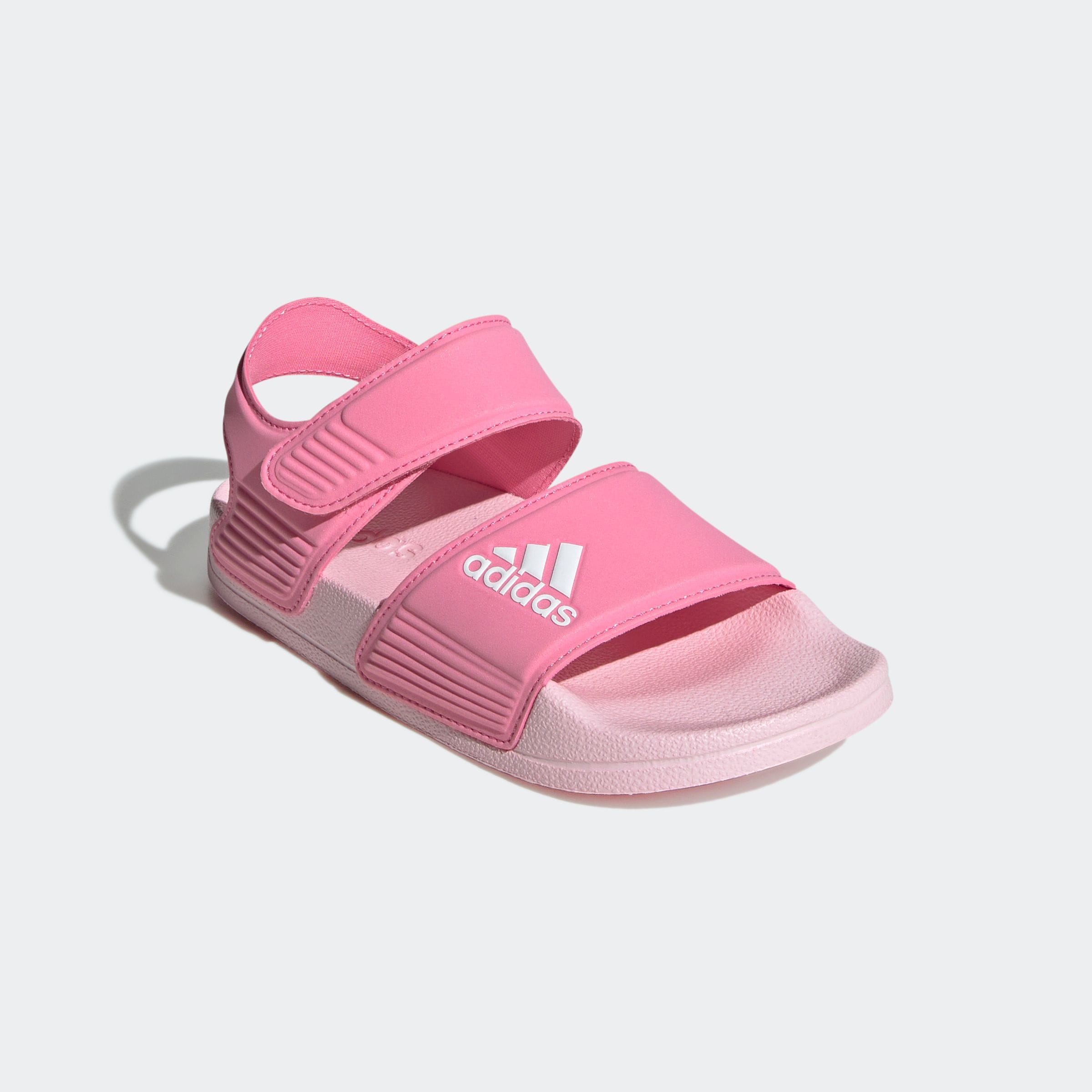 Adidas Sportswear Badesandale »ADILETTE SANDALE« mit Klettverschluss in weiß, Größe 33