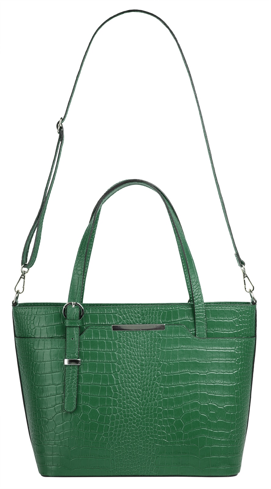 Cluty Henkeltasche echt Leder, Made in Italy